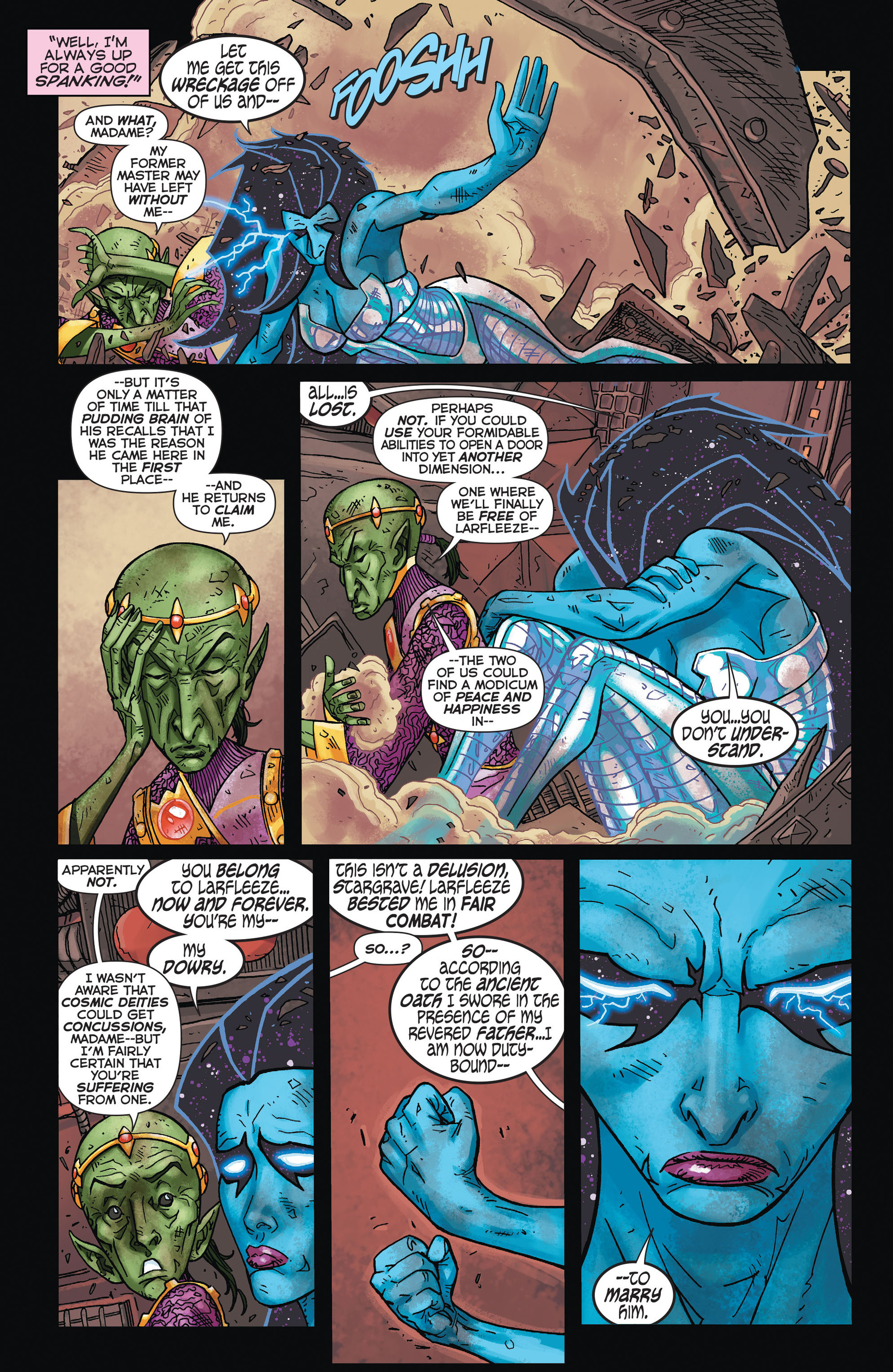 Read online Larfleeze comic -  Issue #9 - 12