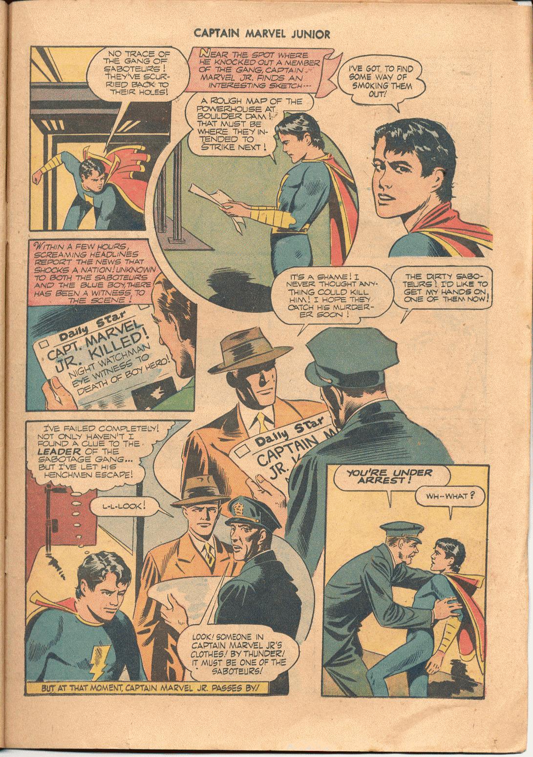 Read online Captain Marvel, Jr. comic -  Issue #30 - 14