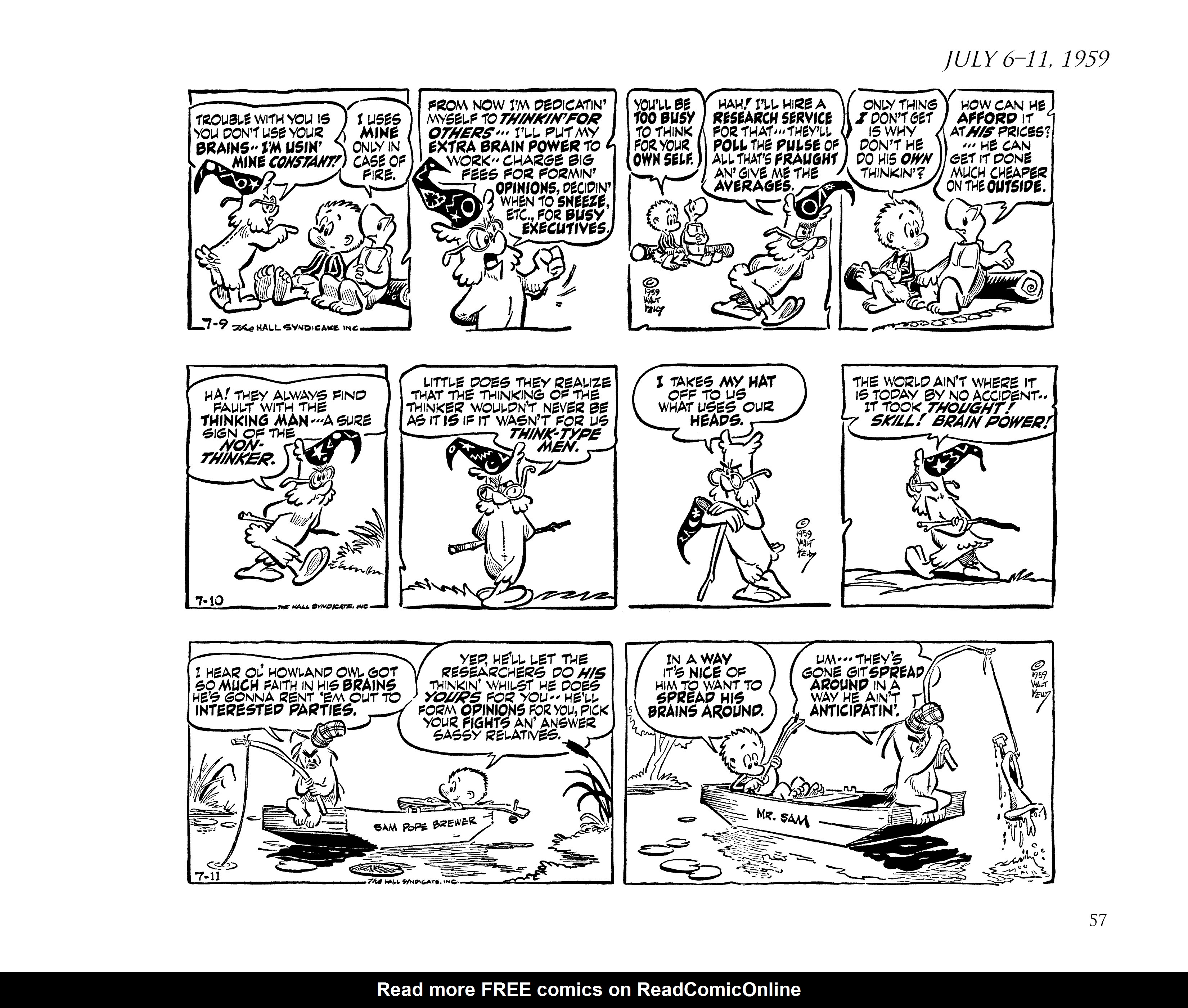 Read online Pogo by Walt Kelly: The Complete Syndicated Comic Strips comic -  Issue # TPB 6 (Part 1) - 67