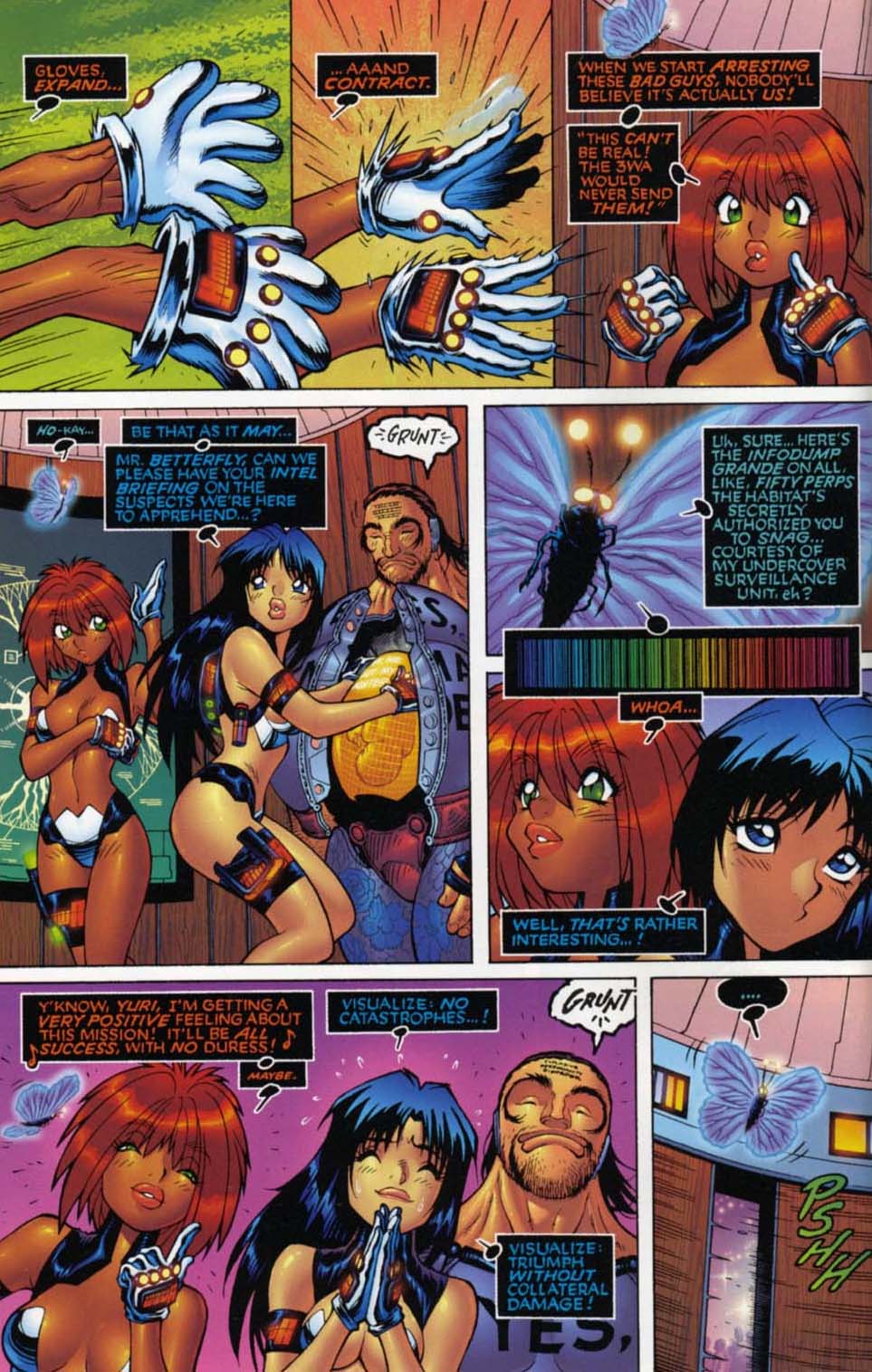 Read online Dirty Pair: Run From the Future comic -  Issue #1 - 14