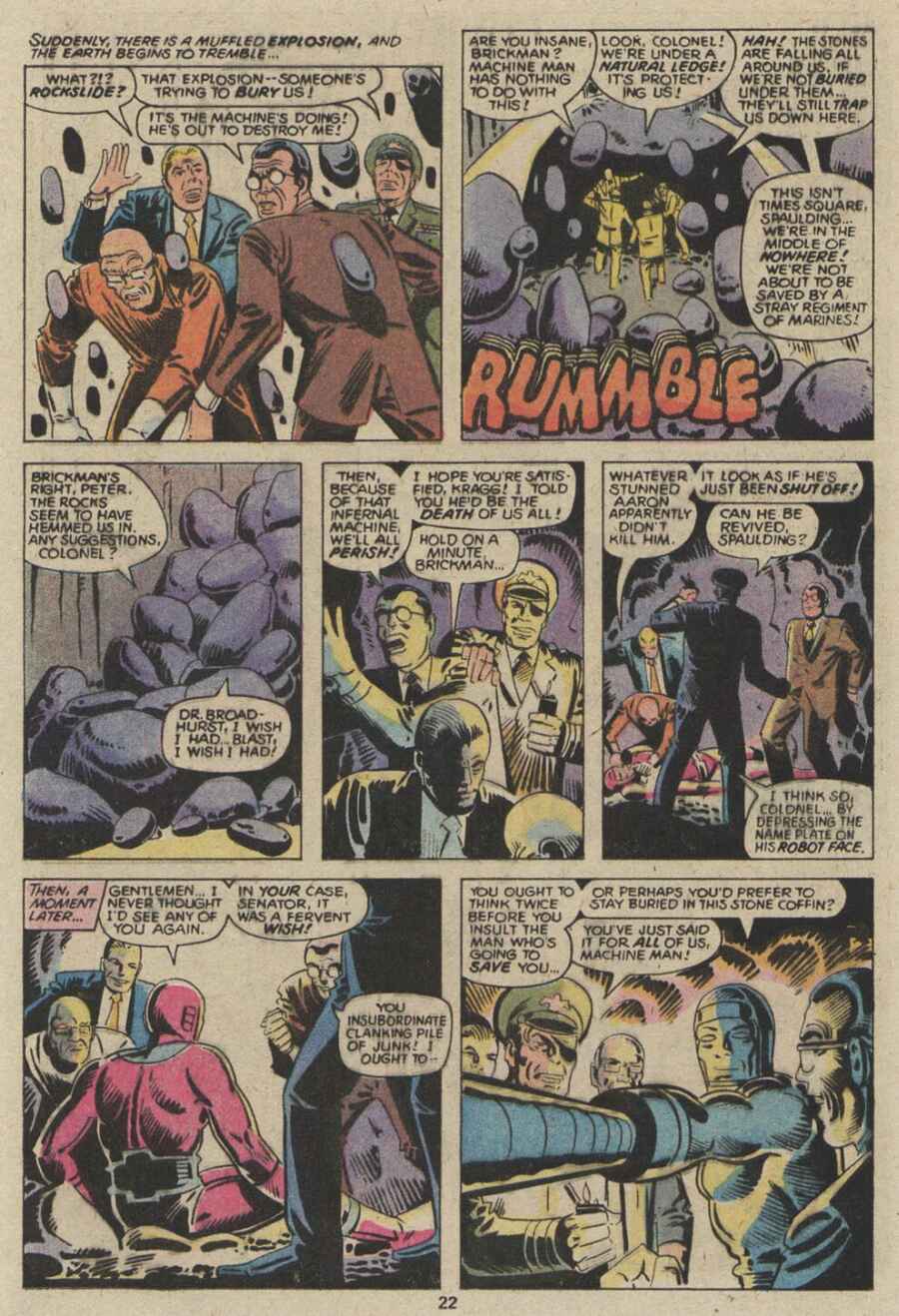 Read online Machine Man (1978) comic -  Issue #10 - 14