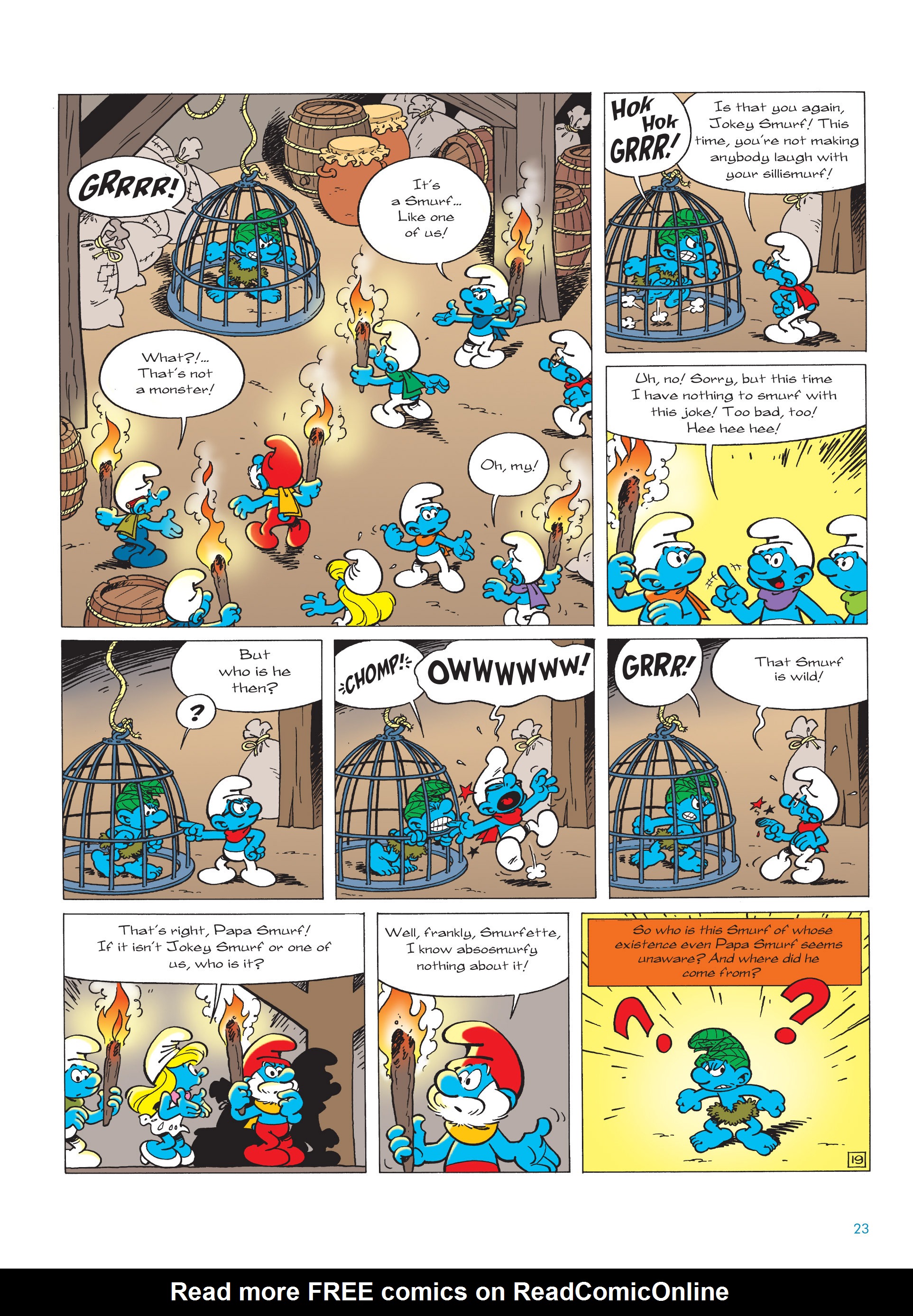 Read online The Smurfs comic -  Issue #21 - 23