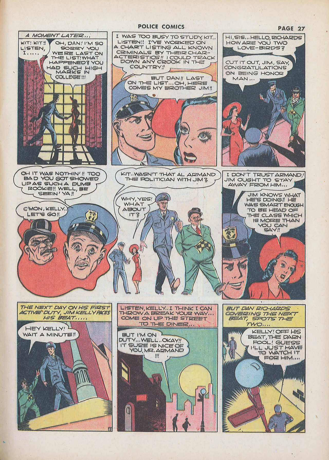 Read online Police Comics comic -  Issue #8 - 31