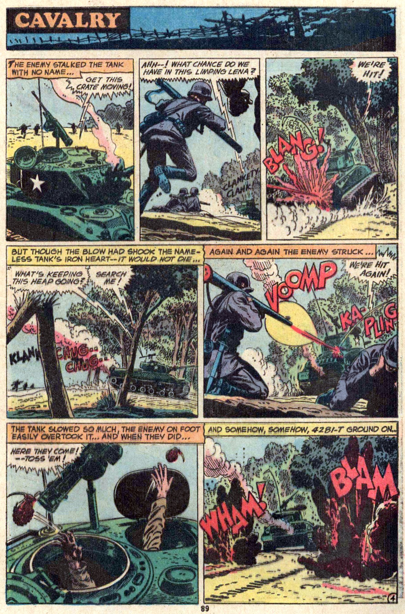 Read online Our Army at War (1952) comic -  Issue #242 - 89