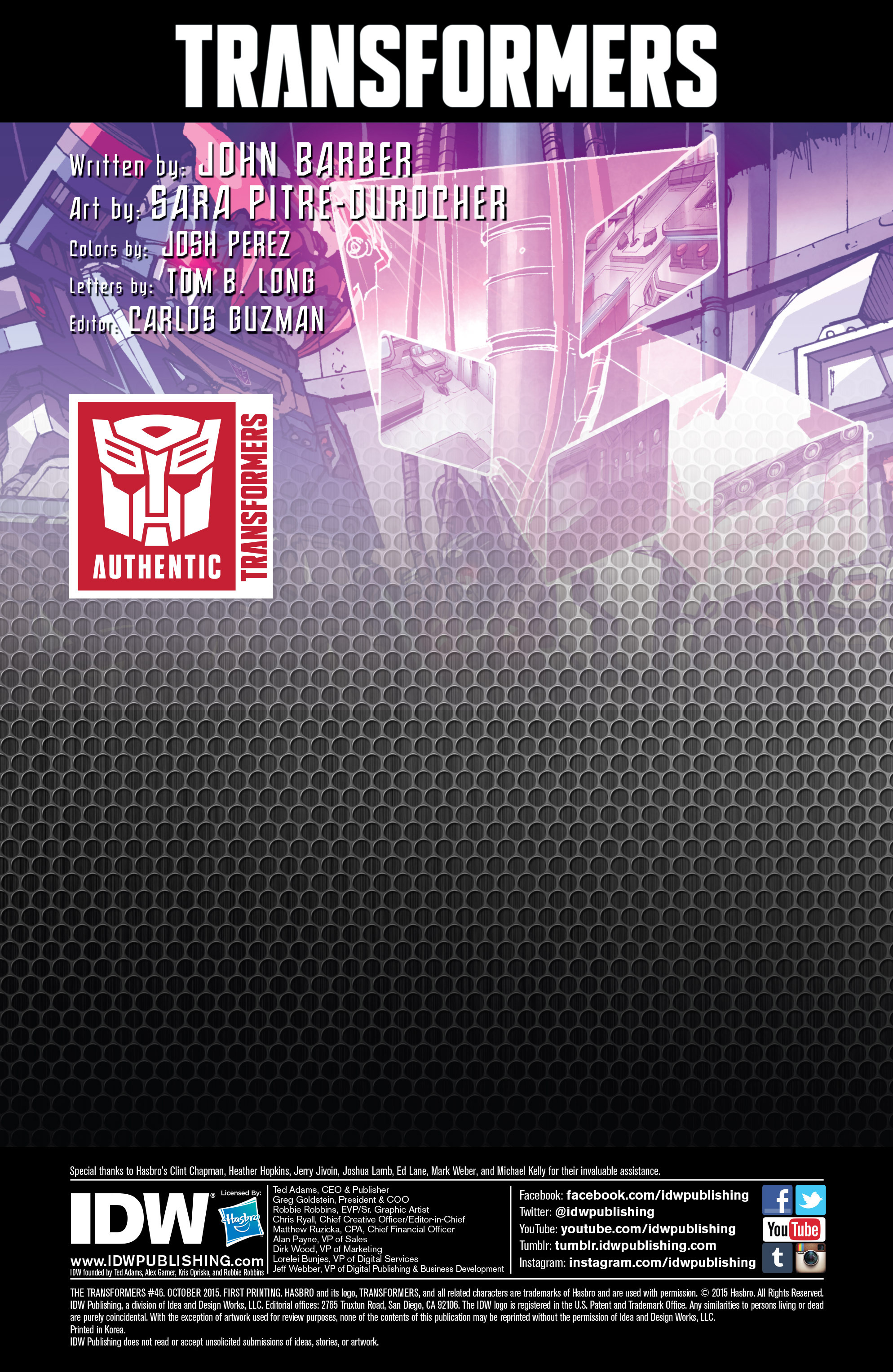 Read online The Transformers (2014) comic -  Issue #46 - 4