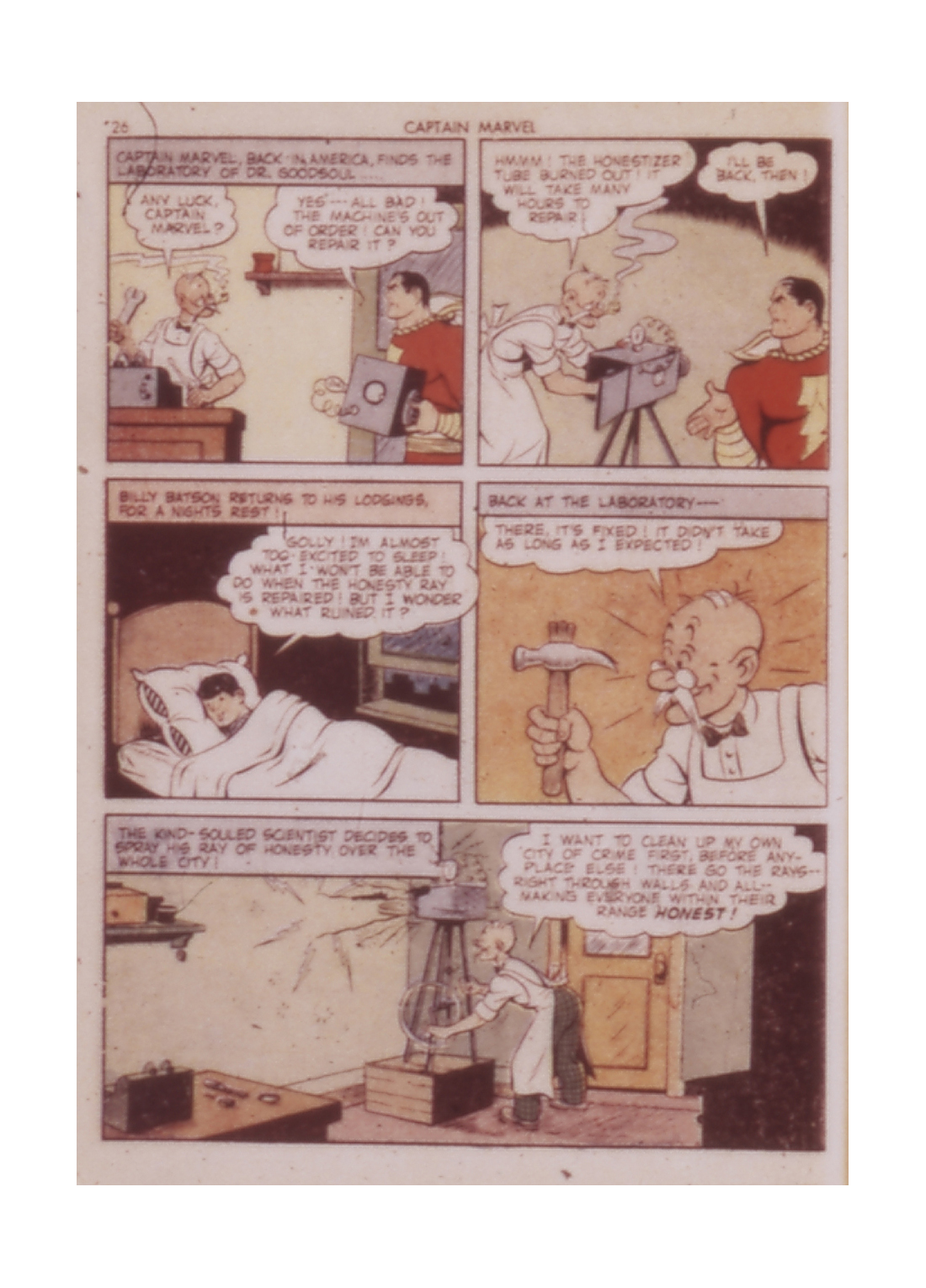 Read online Captain Marvel Adventures comic -  Issue #21 - 26