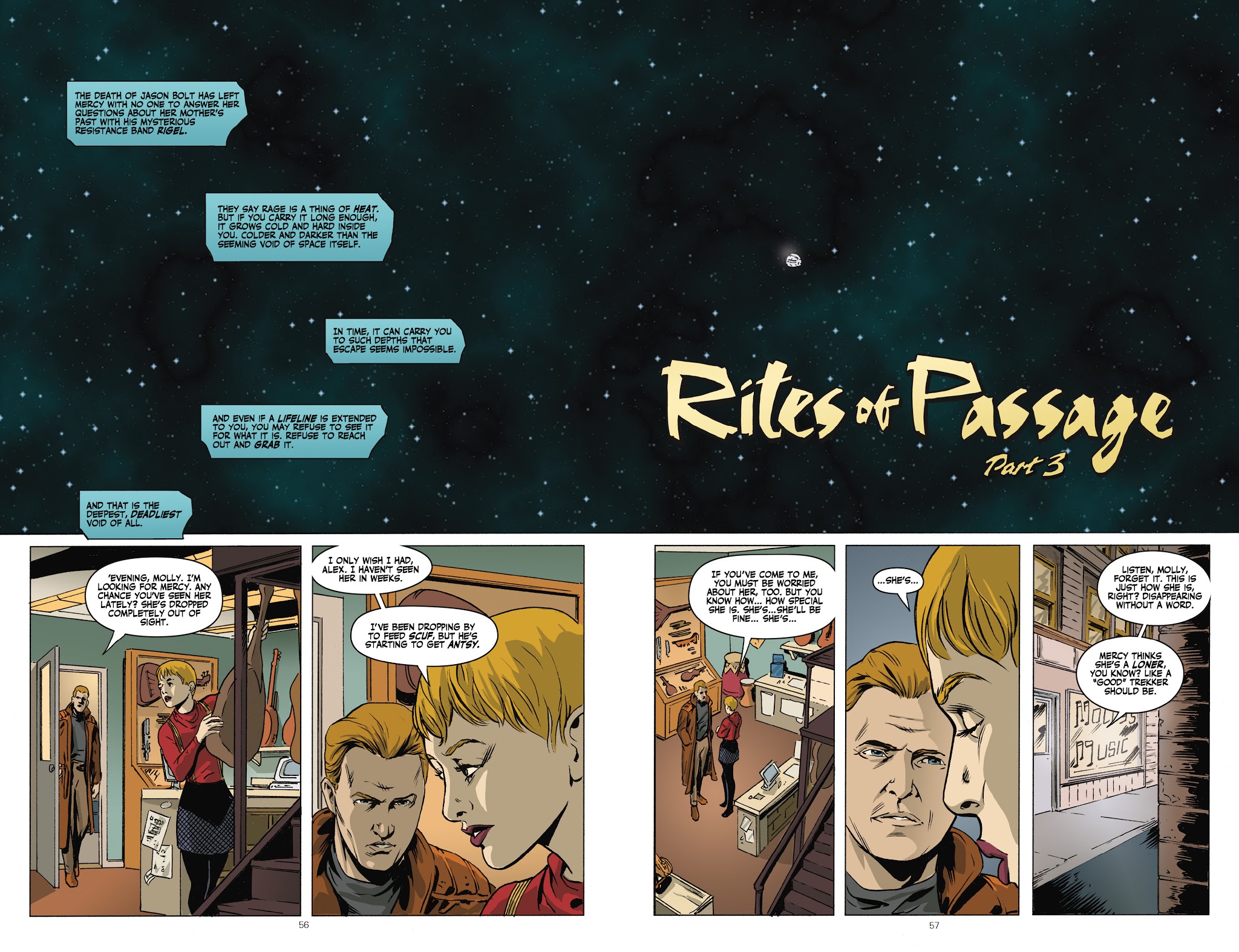 Read online Trekker: Rites of Passage comic -  Issue # TPB - 55