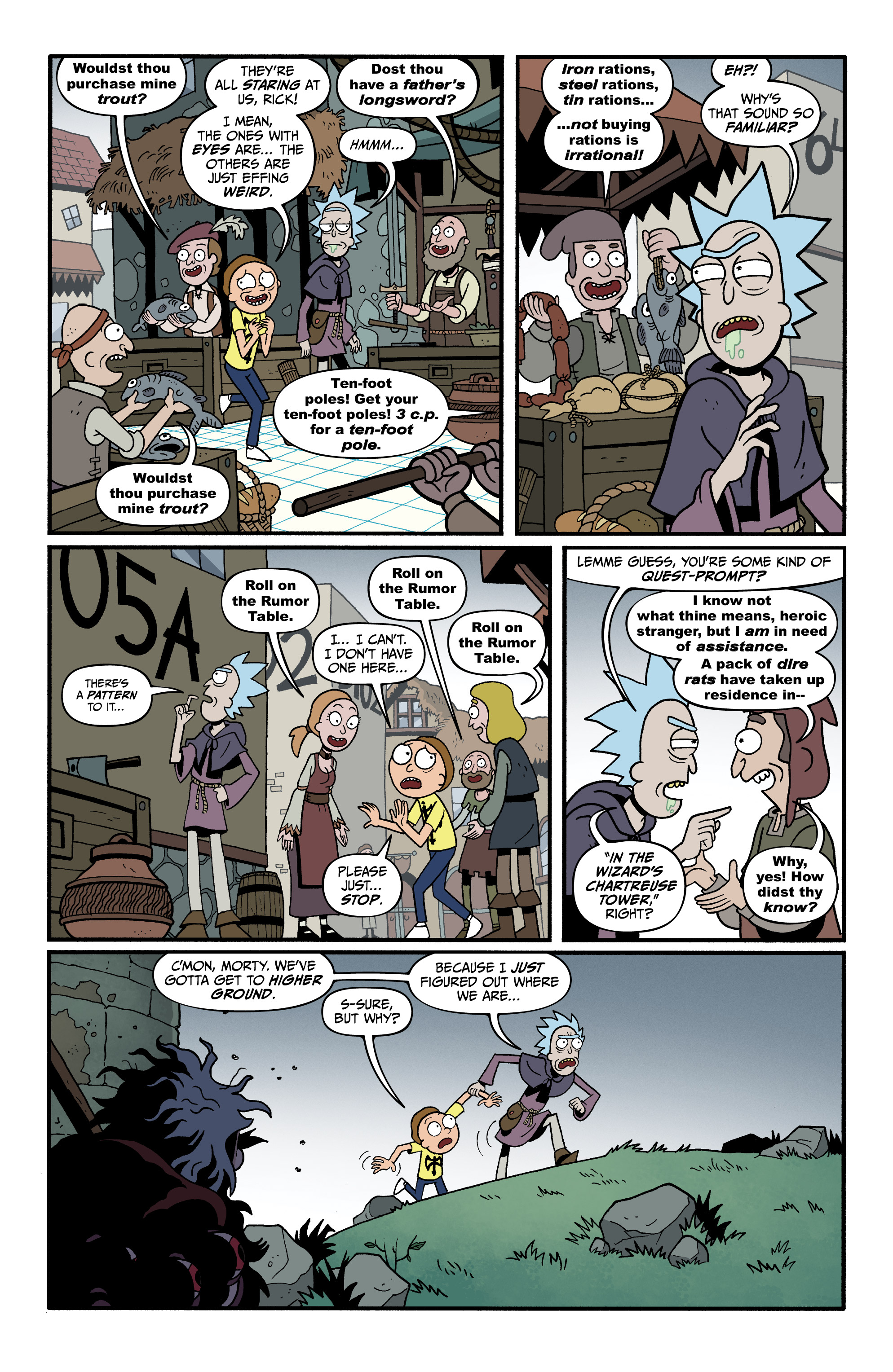 Read online Rick and Morty vs. Dungeons & Dragons II: Painscape comic -  Issue #1 - 13