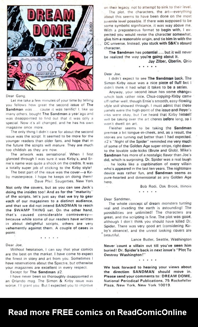 The Sandman (1974) issue 5 - Page 20