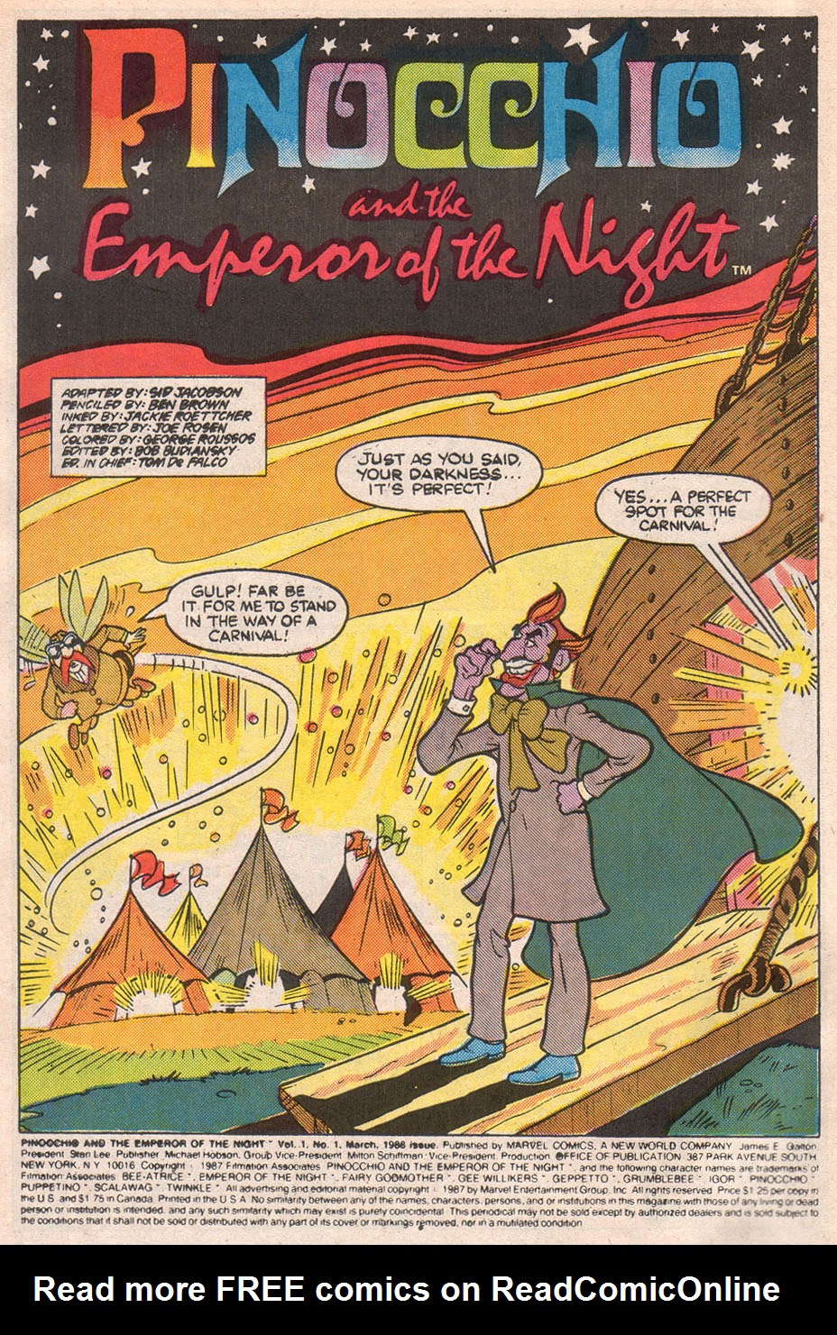 Read online Pinocchio and the Emperor of the Night comic -  Issue # Full - 4