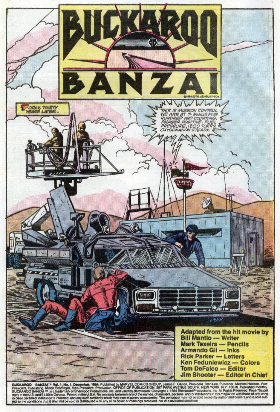 Read online Buckaroo Banzai comic -  Issue #1 - 3