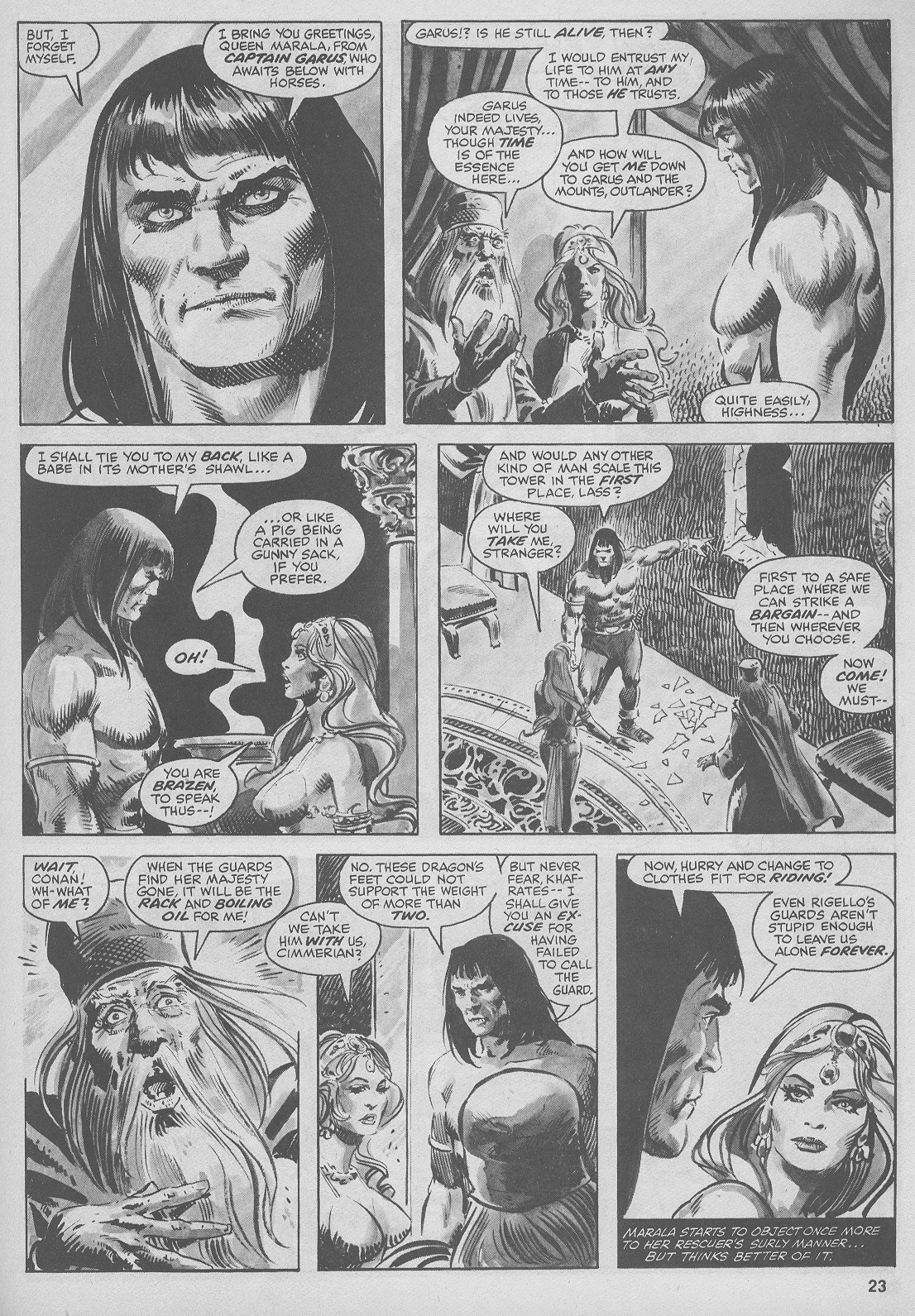 Read online The Savage Sword Of Conan comic -  Issue #44 - 23