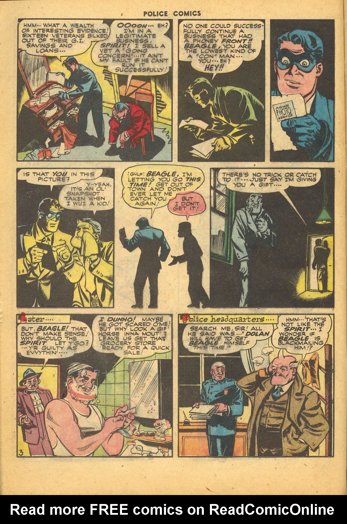 Read online Police Comics comic -  Issue #96 - 16