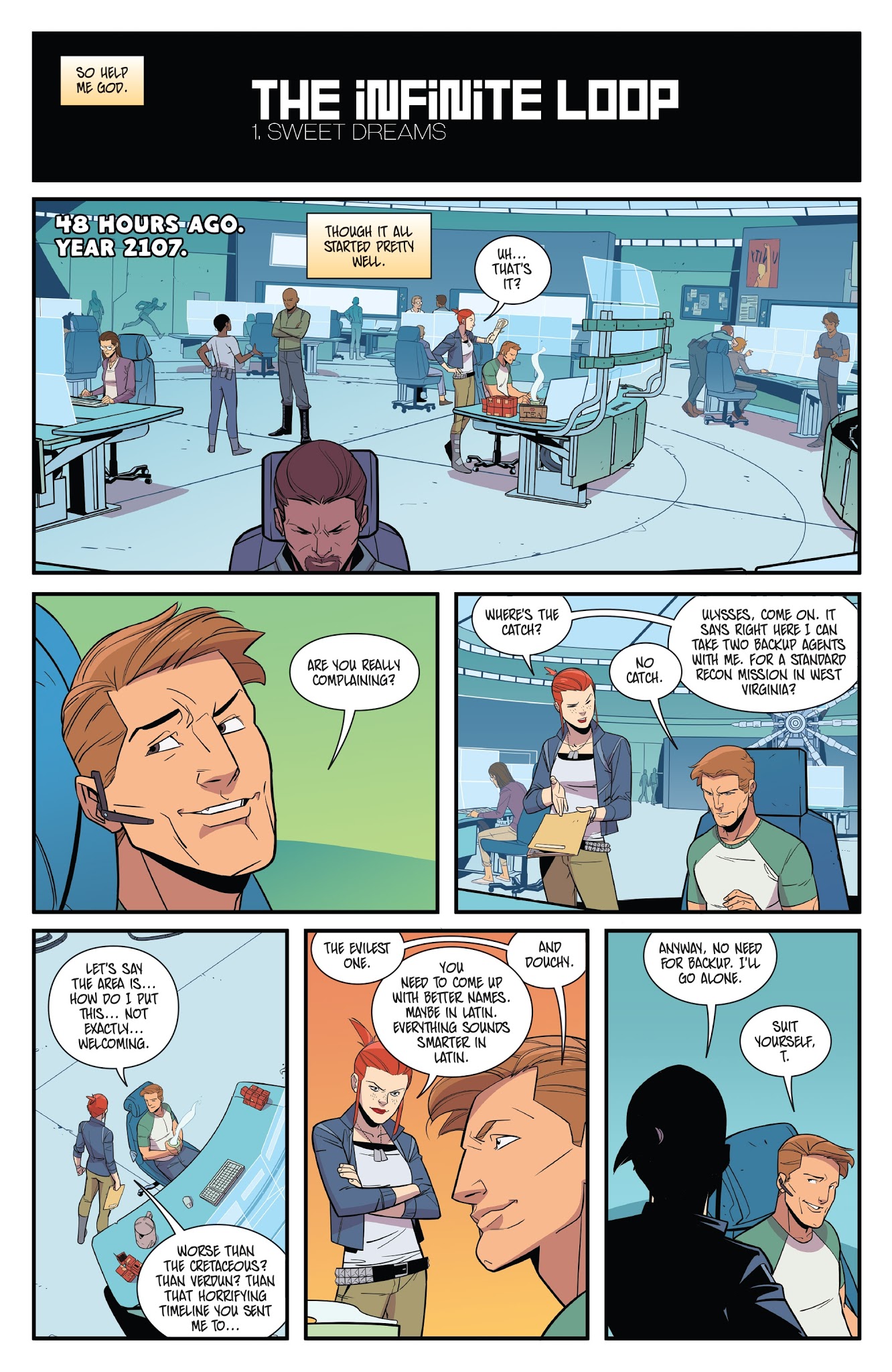 Read online The Infinite Loop: Nothing But The Truth comic -  Issue #1 - 5