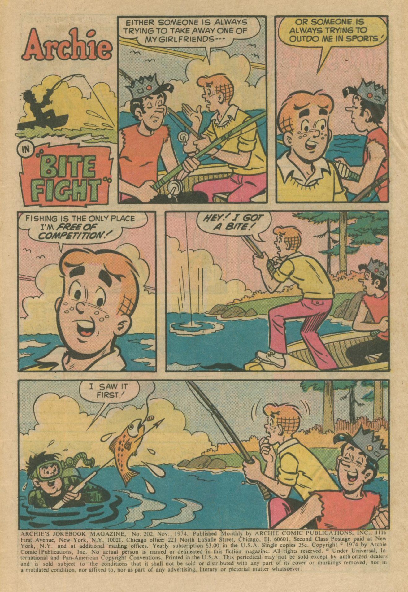 Read online Archie's Joke Book Magazine comic -  Issue #202 - 2