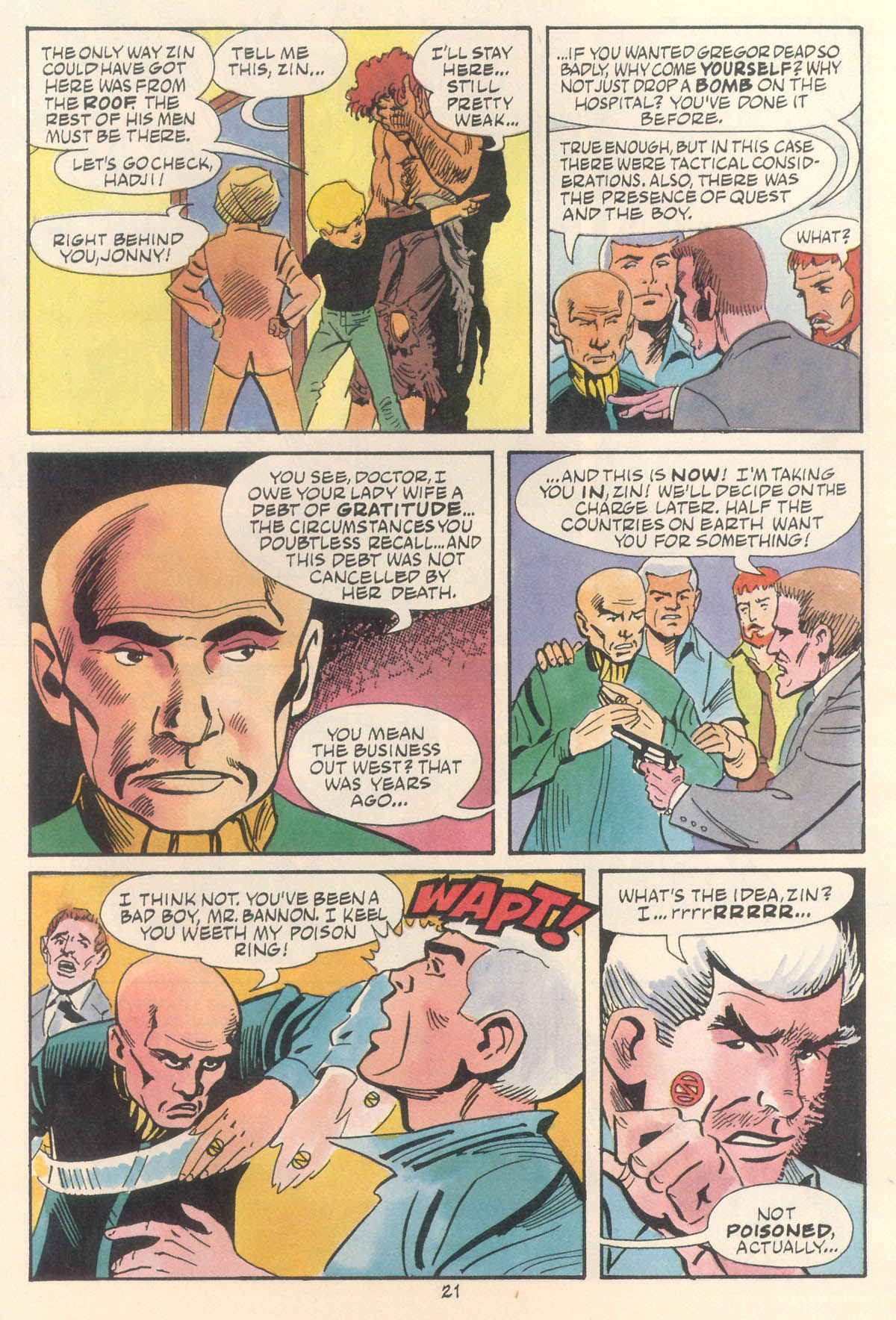 Read online Jonny Quest comic -  Issue #16 - 23
