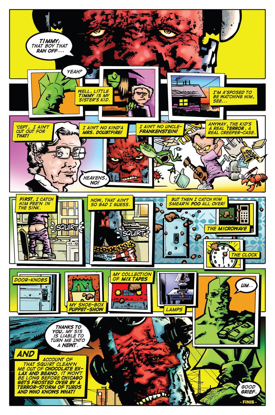 Read online Twisted Savage Dragon Funnies comic -  Issue # TPB - 24