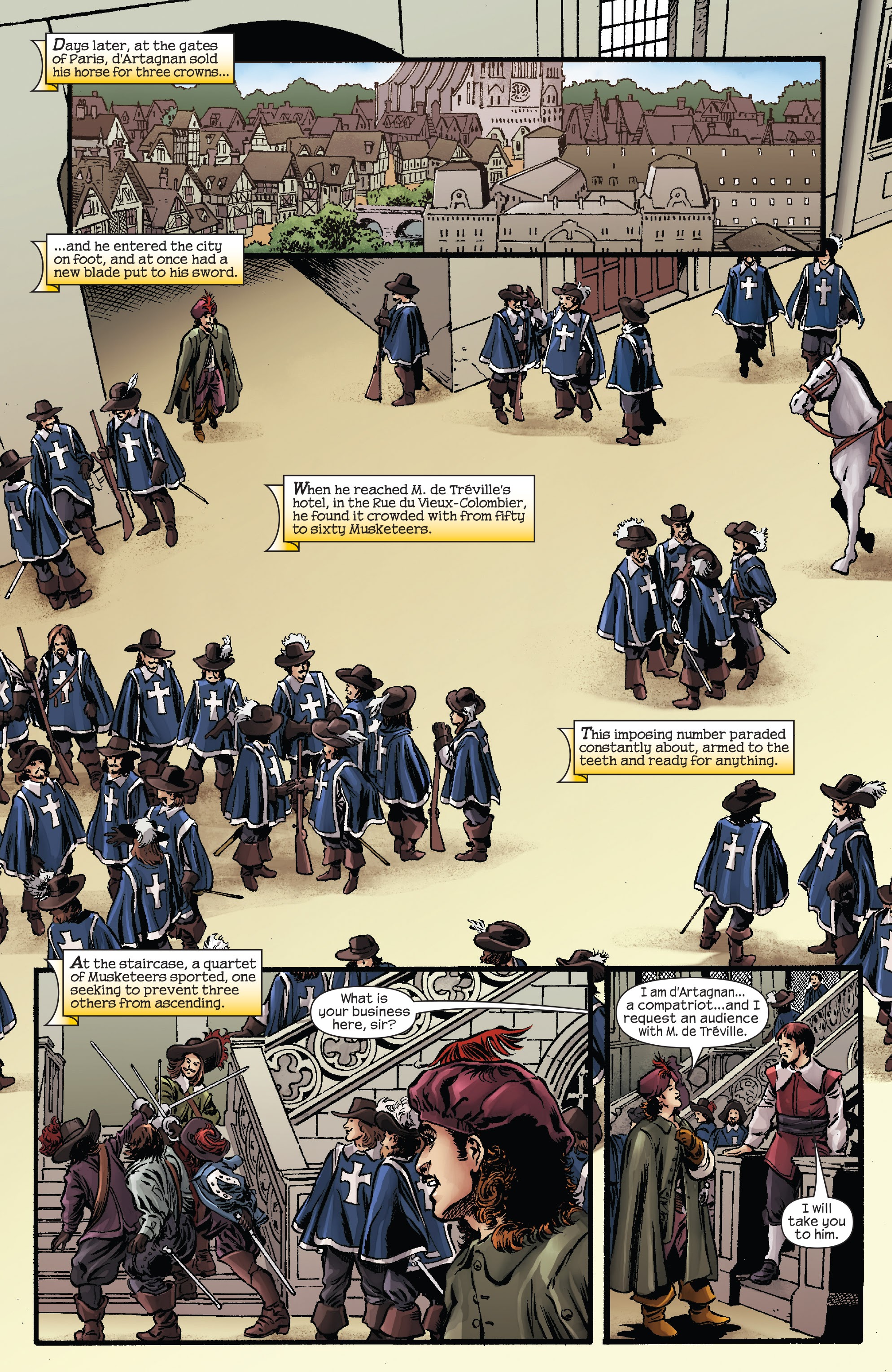 Read online Marvel Illustrated: The Three Musketeers comic -  Issue #1 - 8
