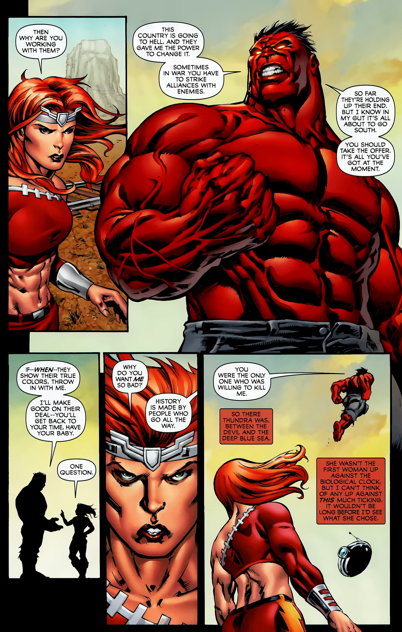 Read online Fall of the Hulks: Red Hulk comic -  Issue #2 - 9