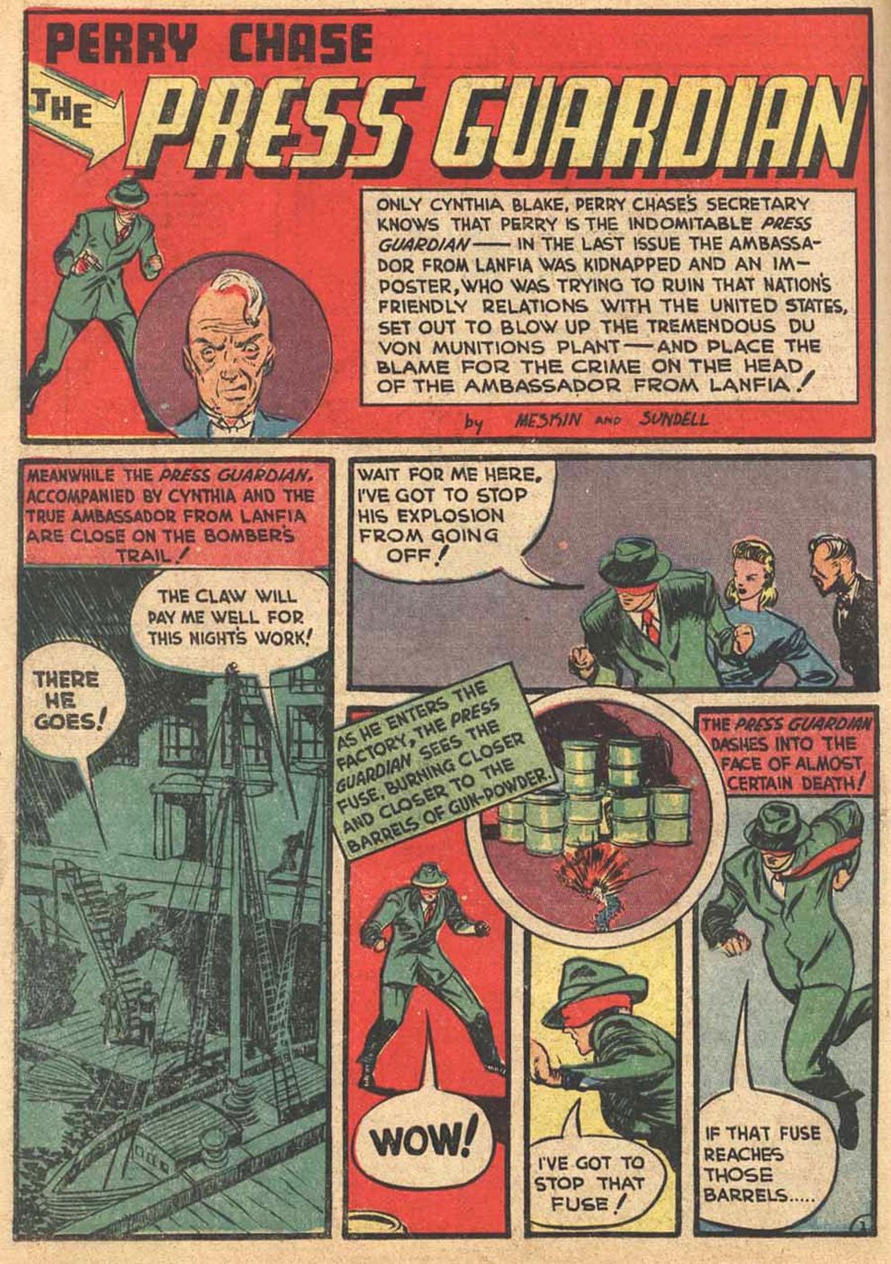 Read online Pep Comics comic -  Issue #7 - 22