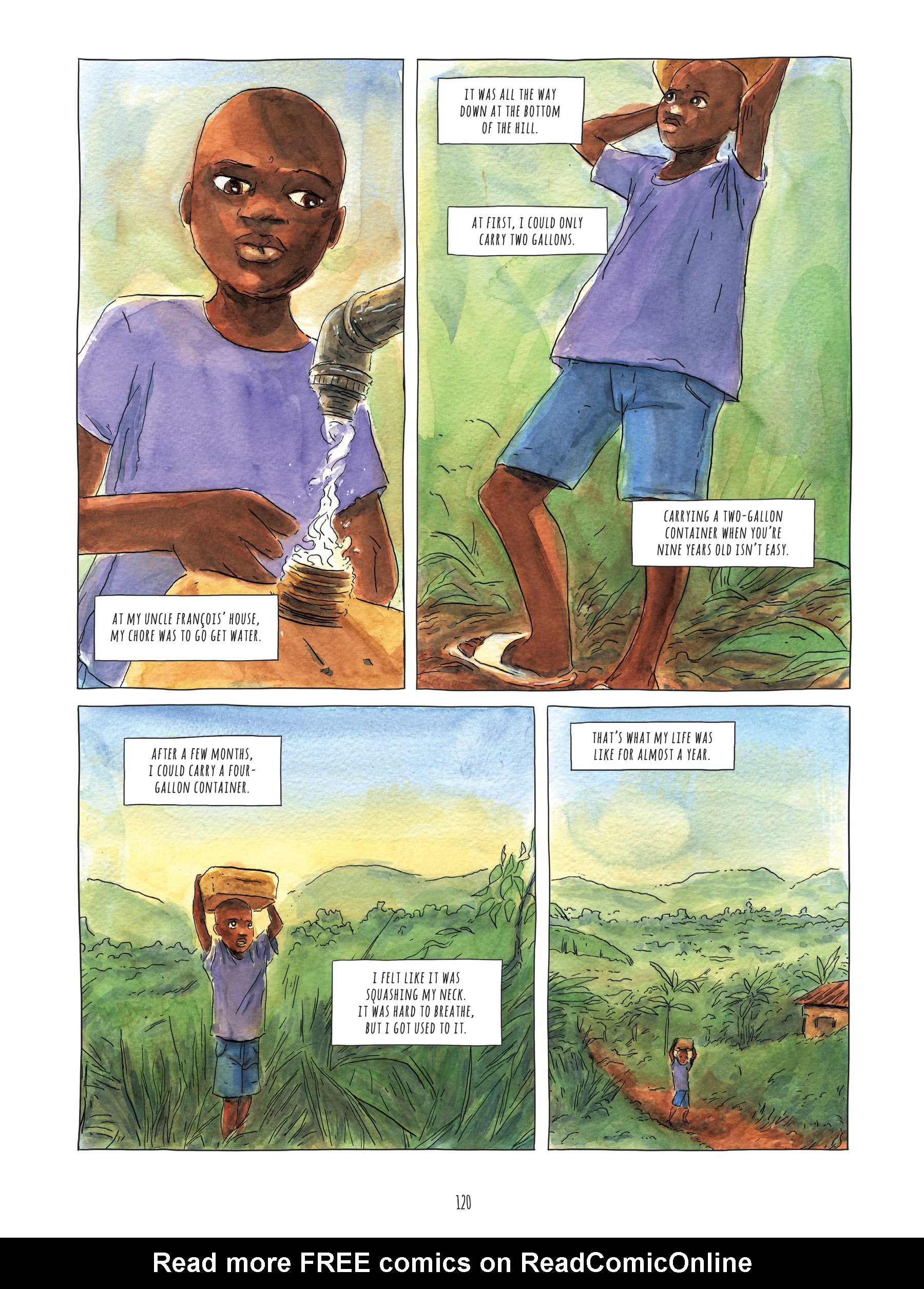 Read online Alice on the Run: One Child's Journey Through the Rwandan Civil War comic -  Issue # TPB - 119