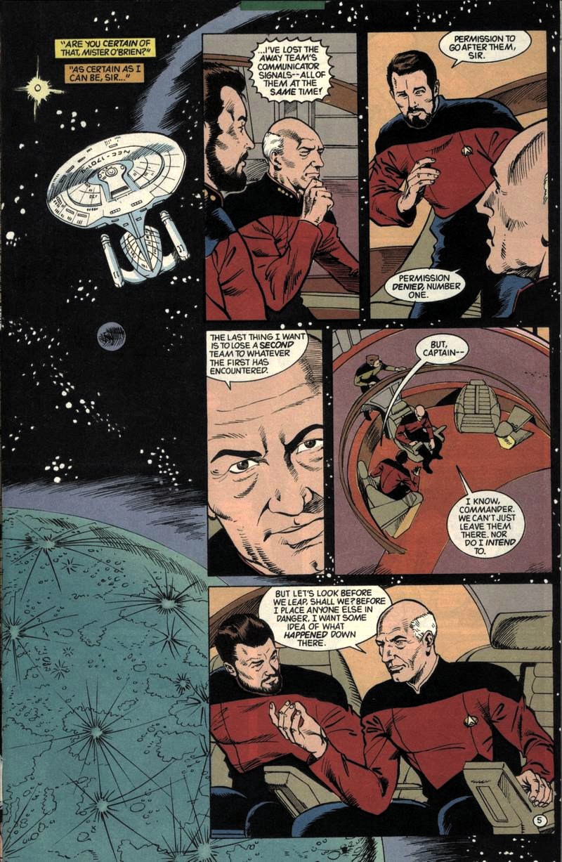 Read online Star Trek: The Next Generation (1989) comic -  Issue #26 - 5