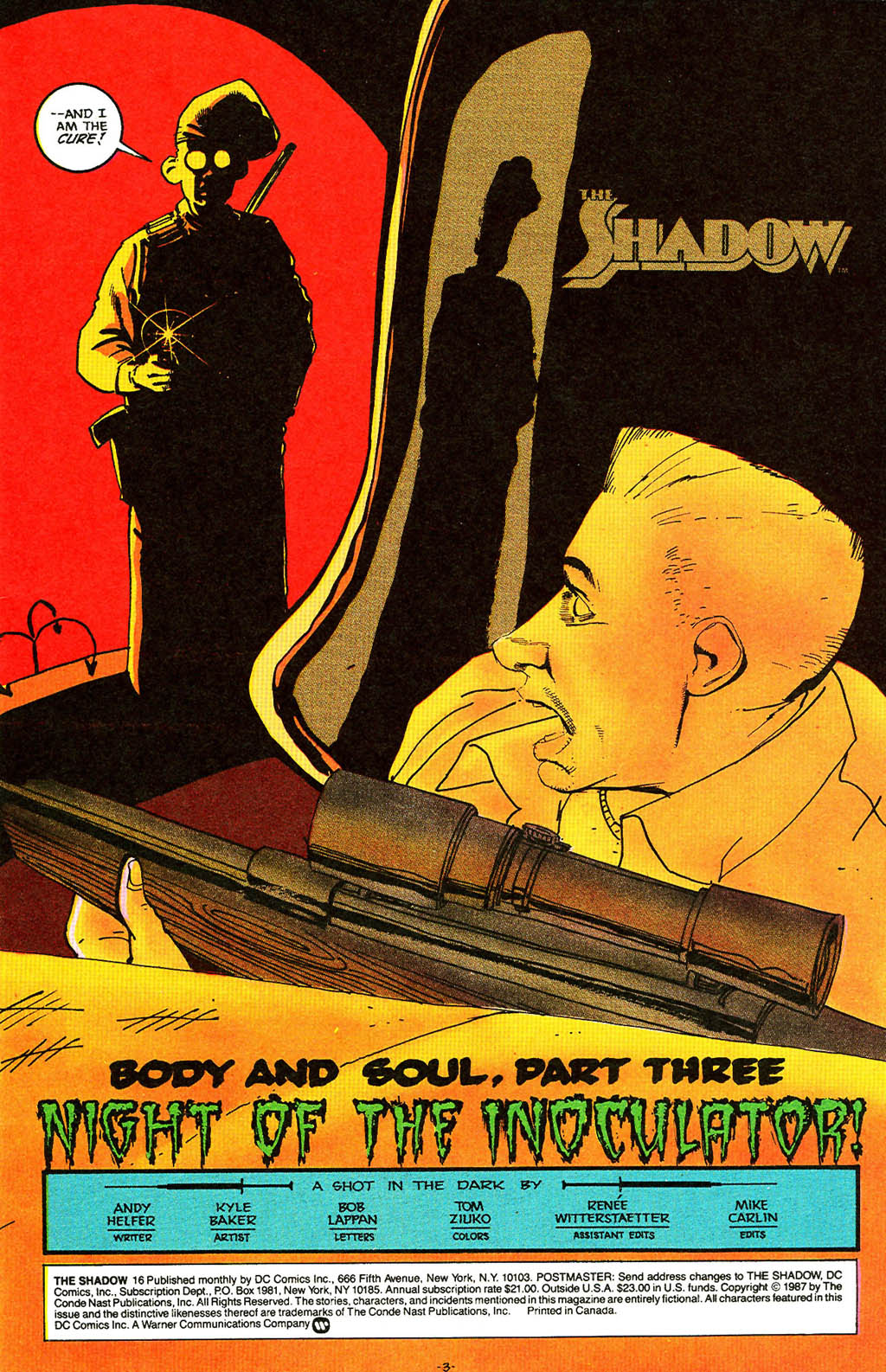 Read online The Shadow (1987) comic -  Issue #16 - 5