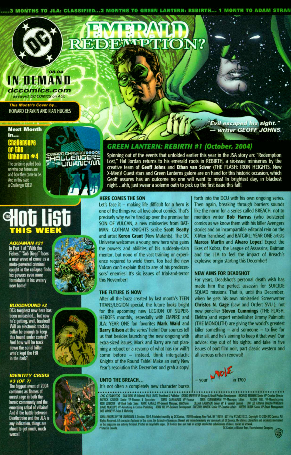 Read online Challengers of the Unknown (2004) comic -  Issue #3 - 24
