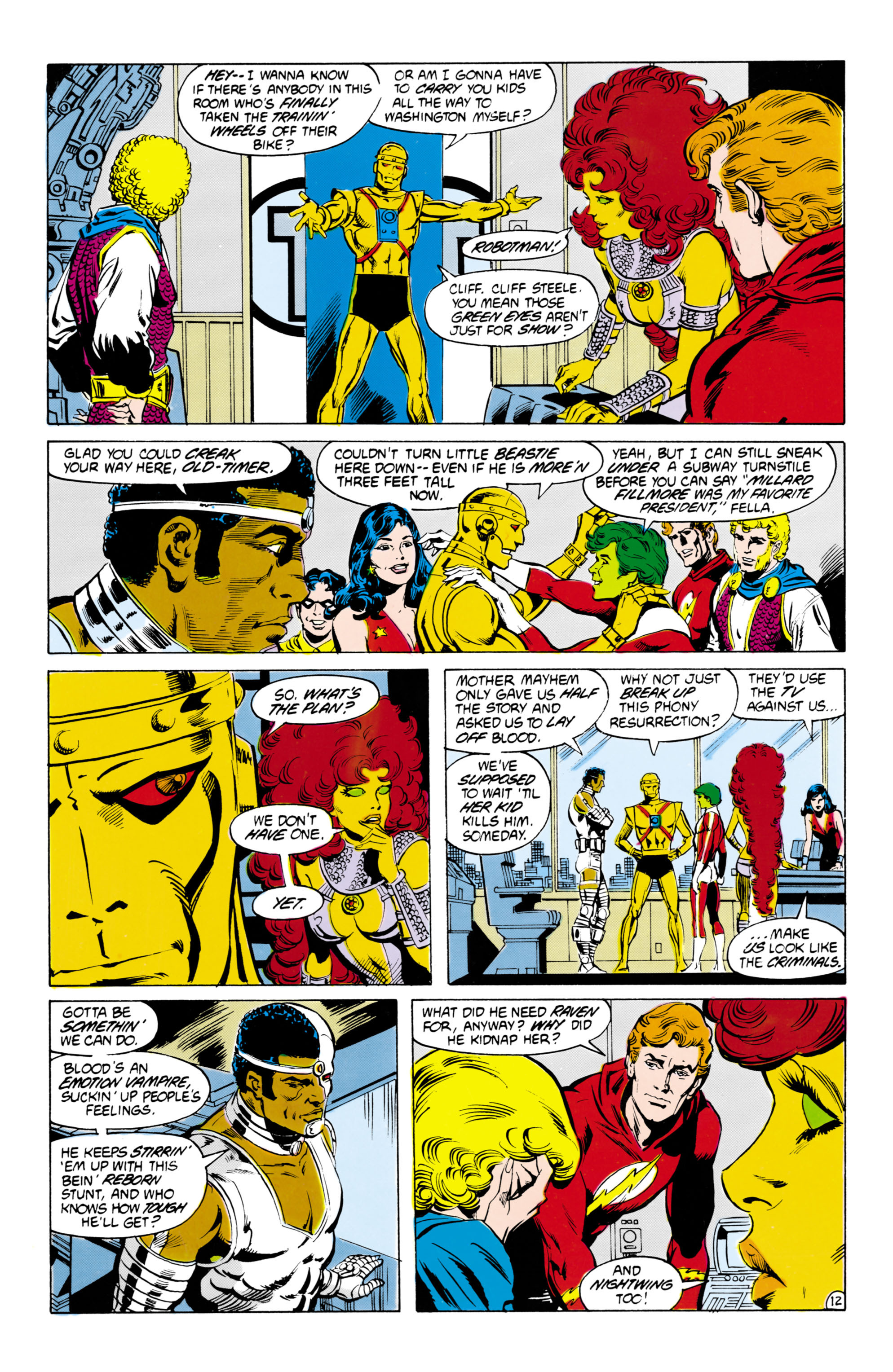 Read online The New Teen Titans (1984) comic -  Issue #28 - 12