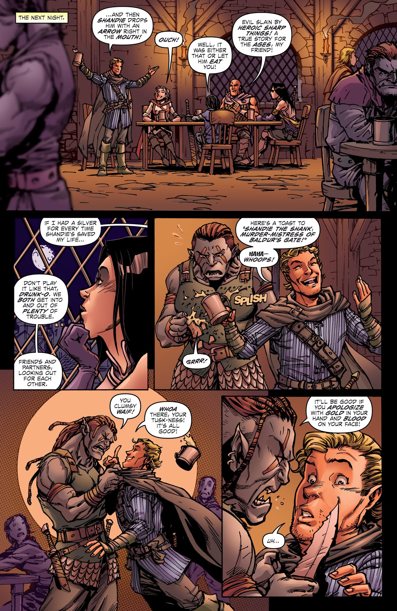 Read online Dungeons & Dragons: Evil At Baldur's Gate comic -  Issue #4 - 7
