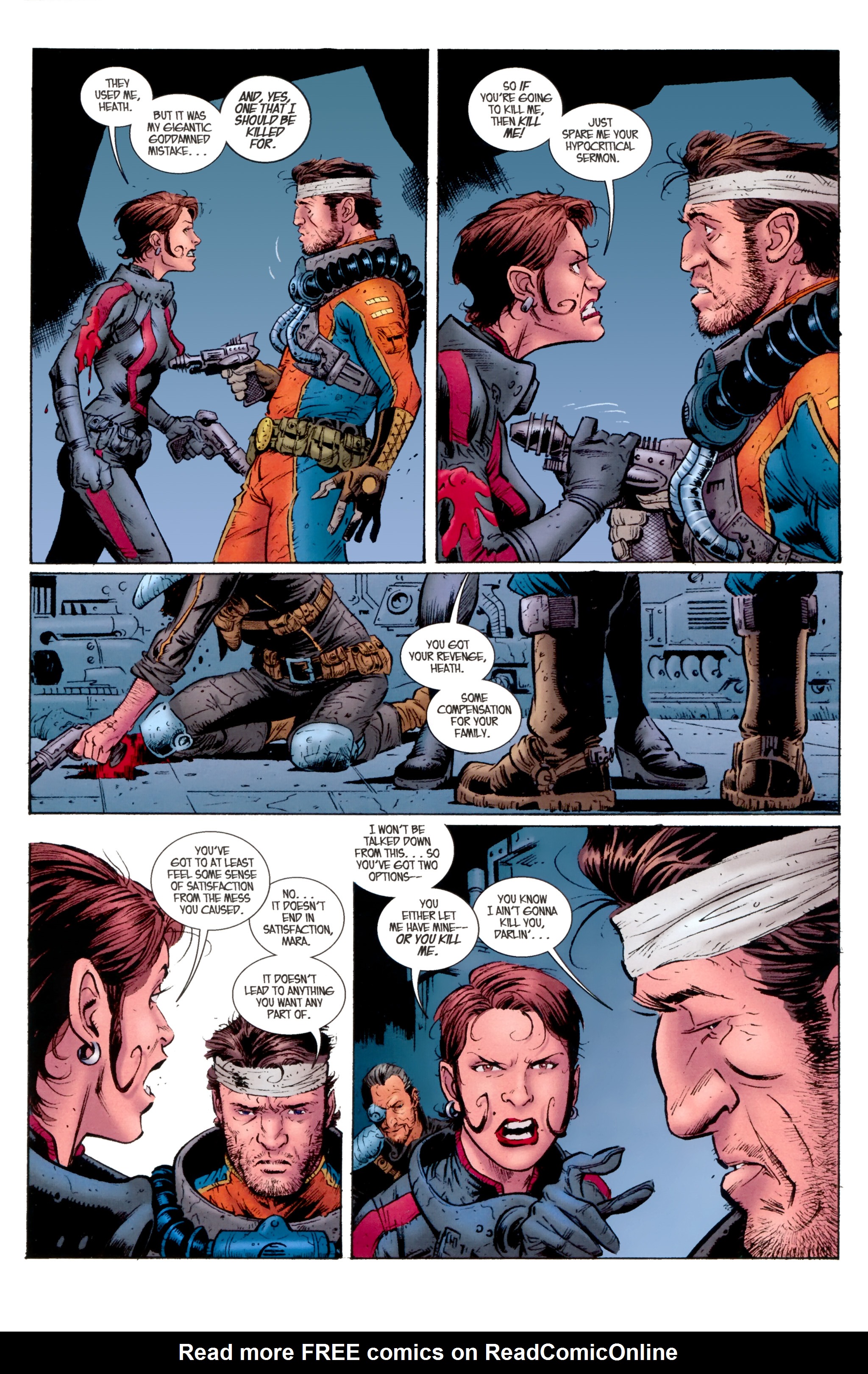 Read online Fear Agent comic -  Issue #20 - 21