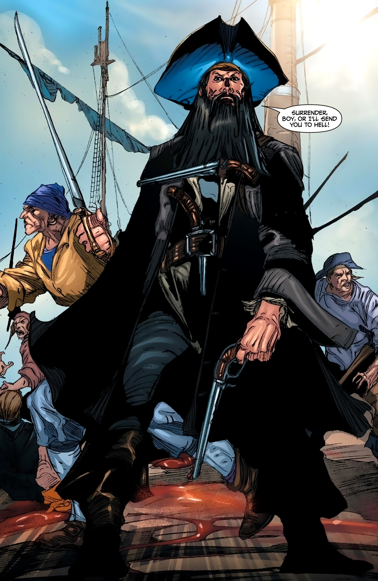 Read online Blackbeard: Legend of the Pyrate King comic -  Issue #5 - 21