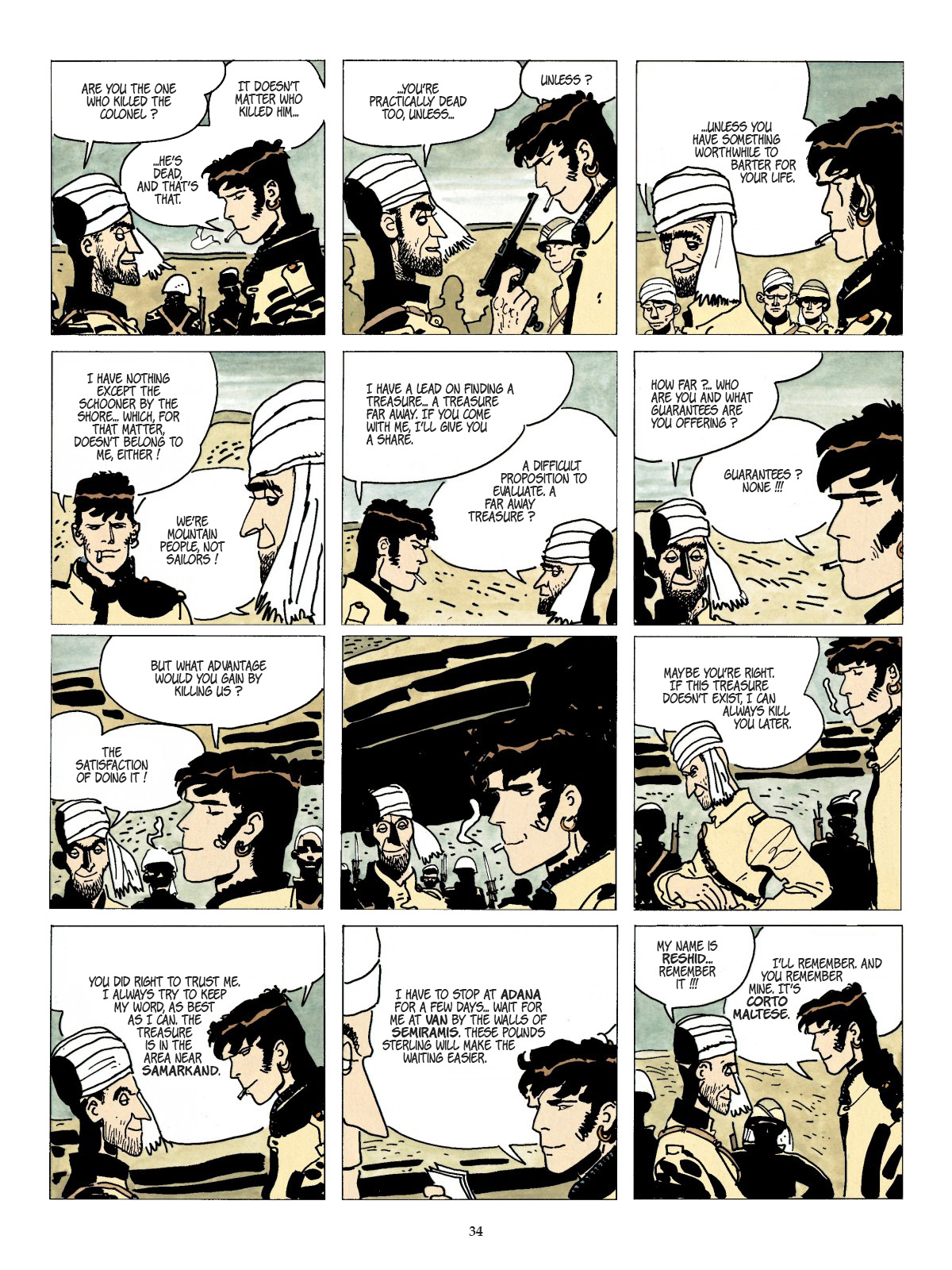 Read online Corto Maltese comic -  Issue # TPB 11 - 37