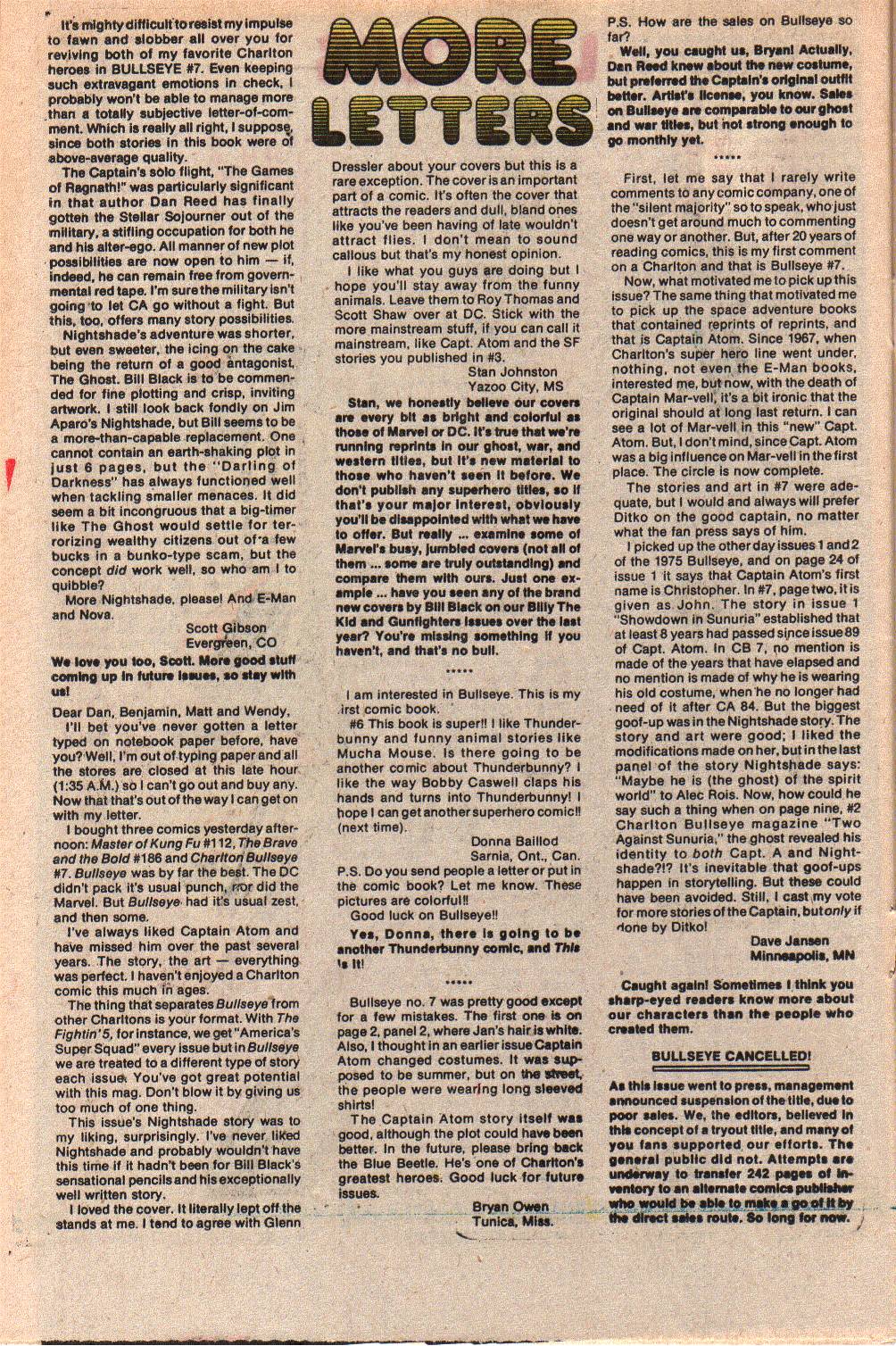 Read online Charlton Bullseye (1981) comic -  Issue #10 - 25