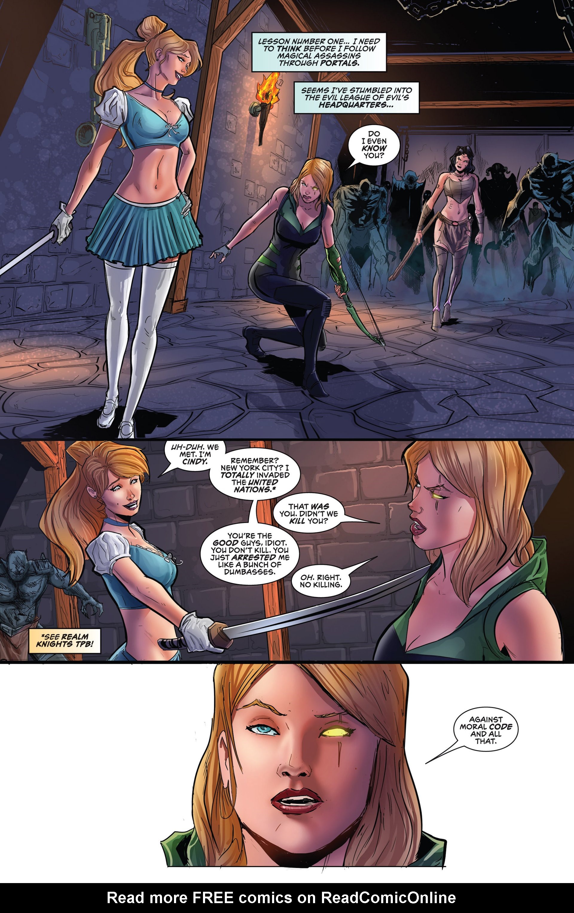 Read online Grimm Fairy Tales presents Robyn Hood: Age of Darkness comic -  Issue # Full - 13