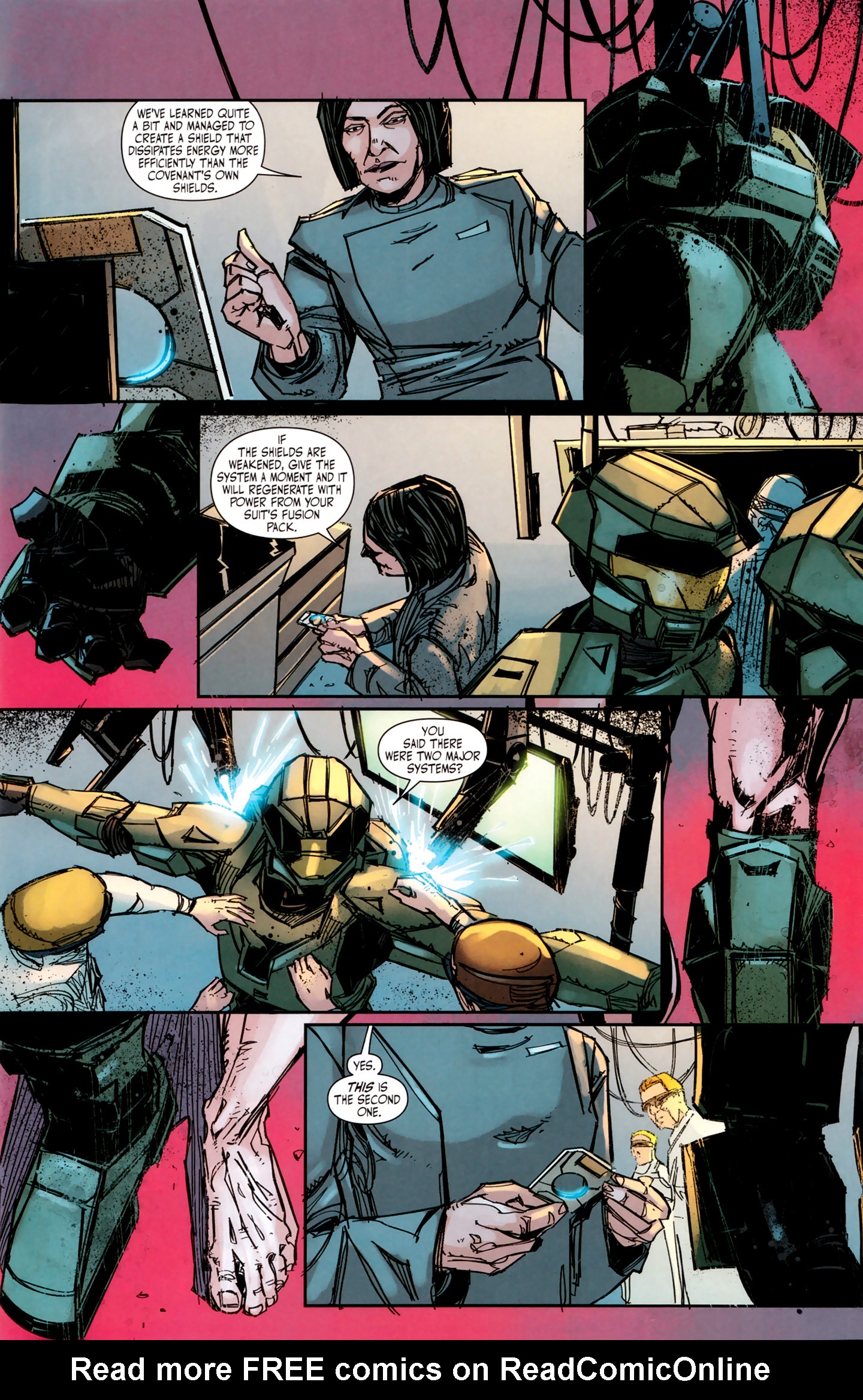 Read online Halo: Fall Of Reach - Invasion comic -  Issue #1 - 15