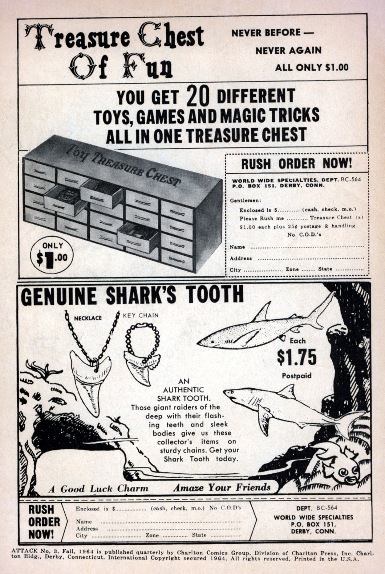 Read online Attack (1962) comic -  Issue #3 - 2