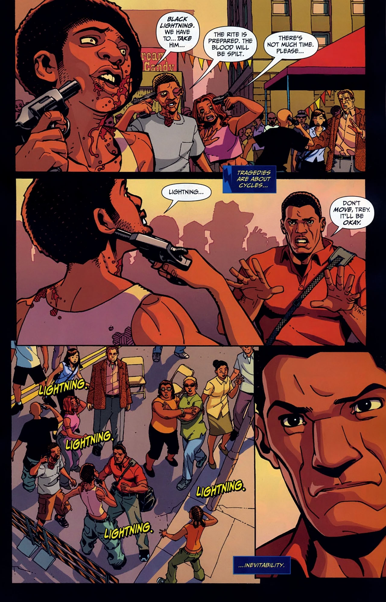 Read online Black Lightning: Year One comic -  Issue #6 - 10