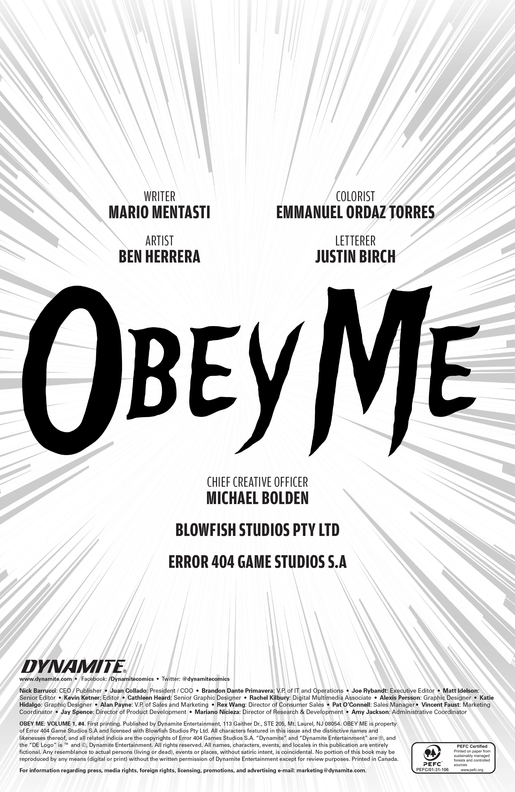 Read online Obey Me comic -  Issue #4 - 2