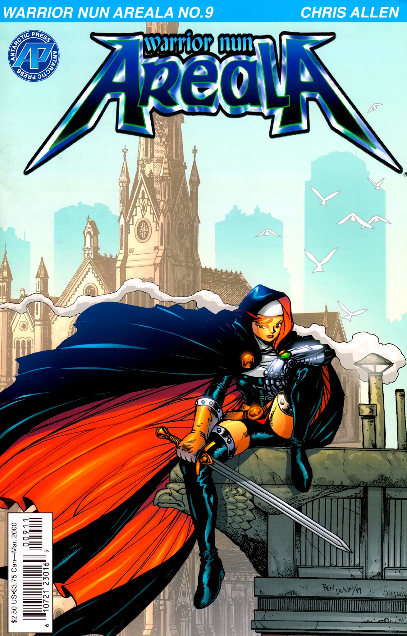 Read online Warrior Nun Areala (1999) comic -  Issue #9 - 1