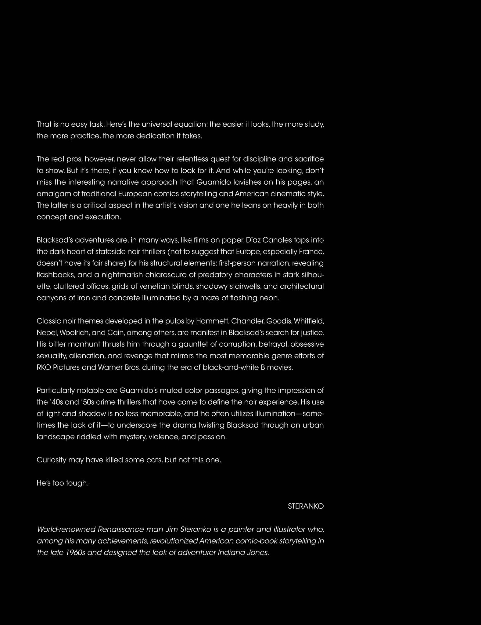 Read online Blacksad: The Collected Stories comic -  Issue # TPB (Part 1) - 10