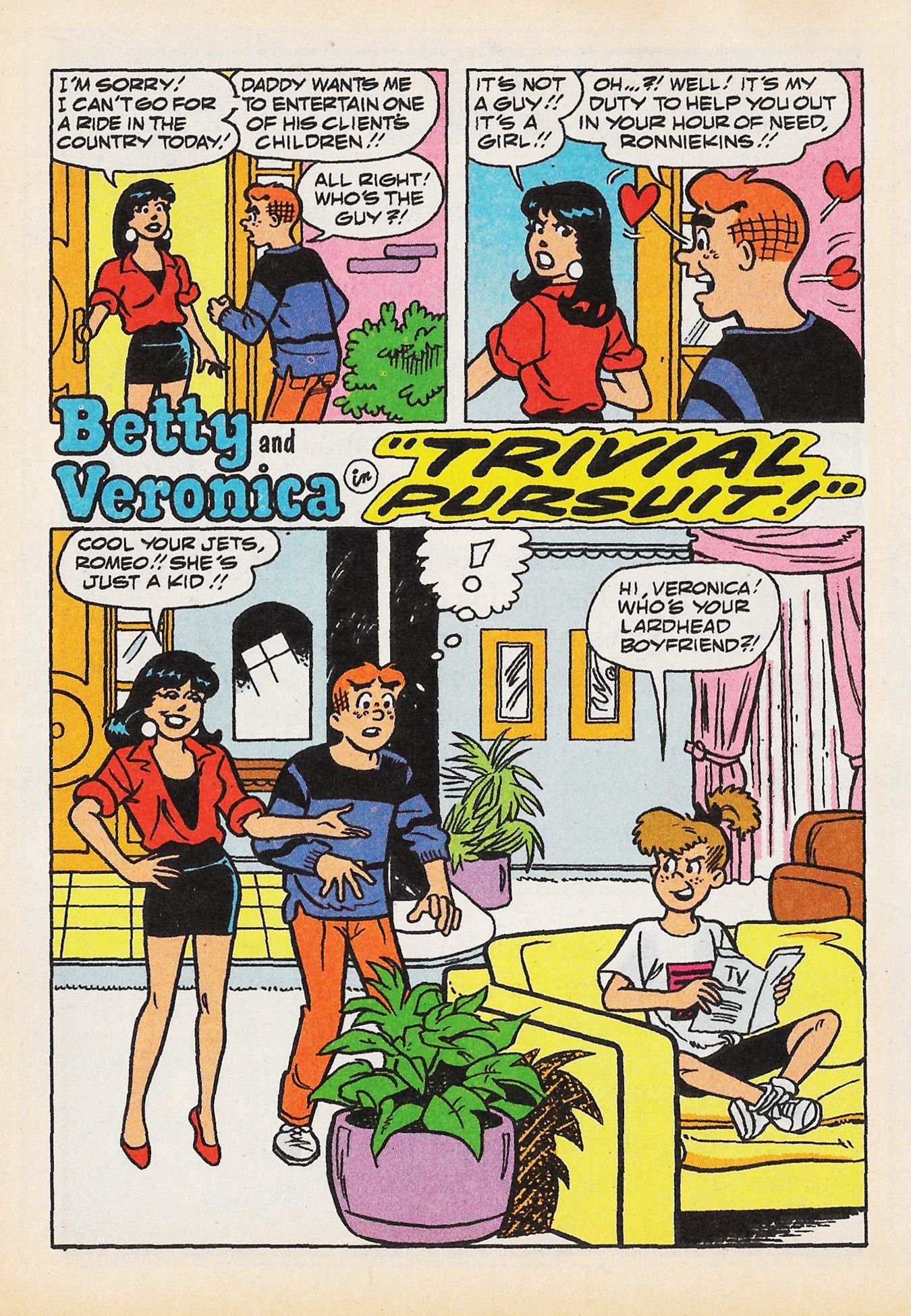 Read online Betty and Veronica Digest Magazine comic -  Issue #77 - 52