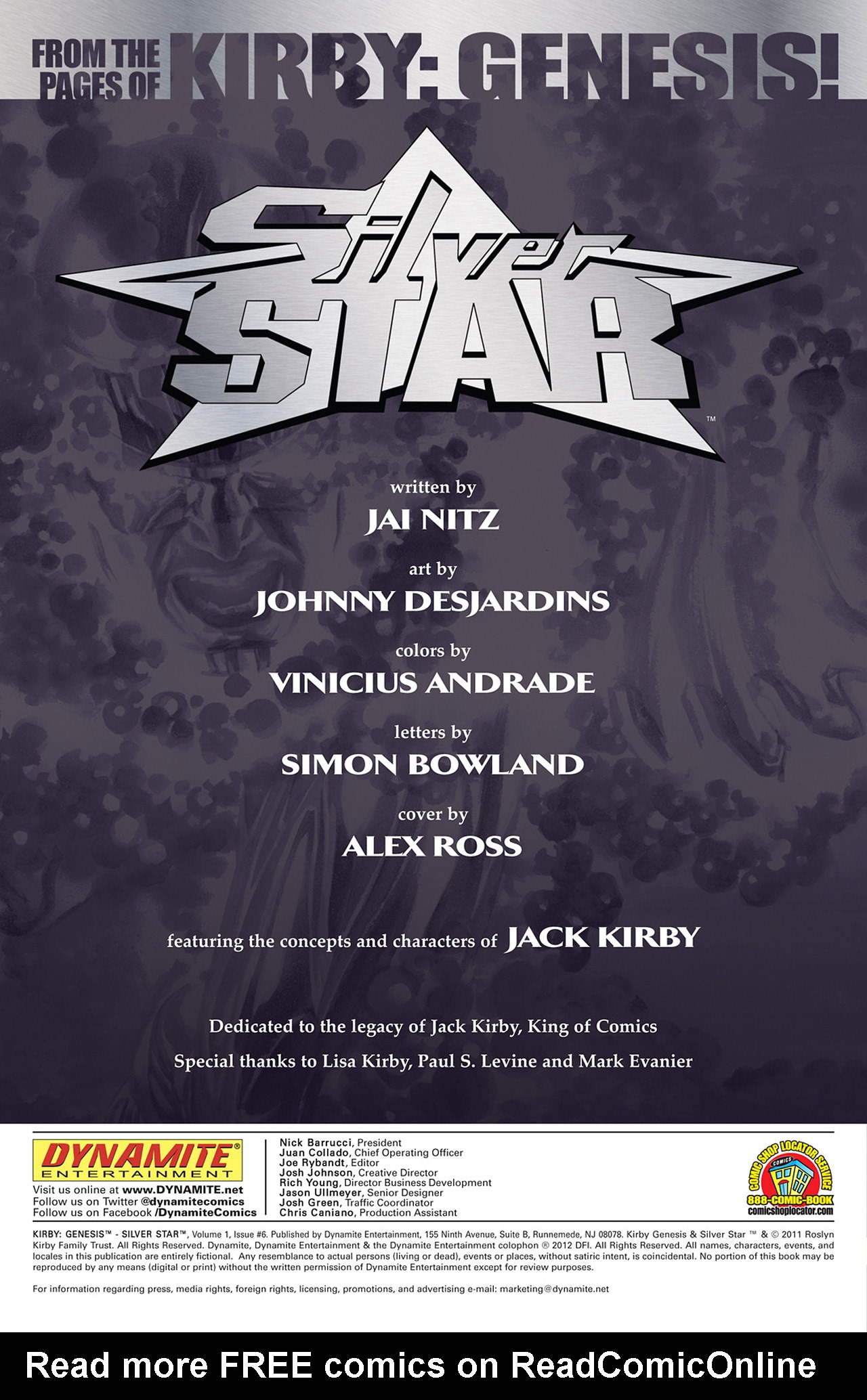 Read online Kirby: Genesis - Silver Star comic -  Issue #6 - 2