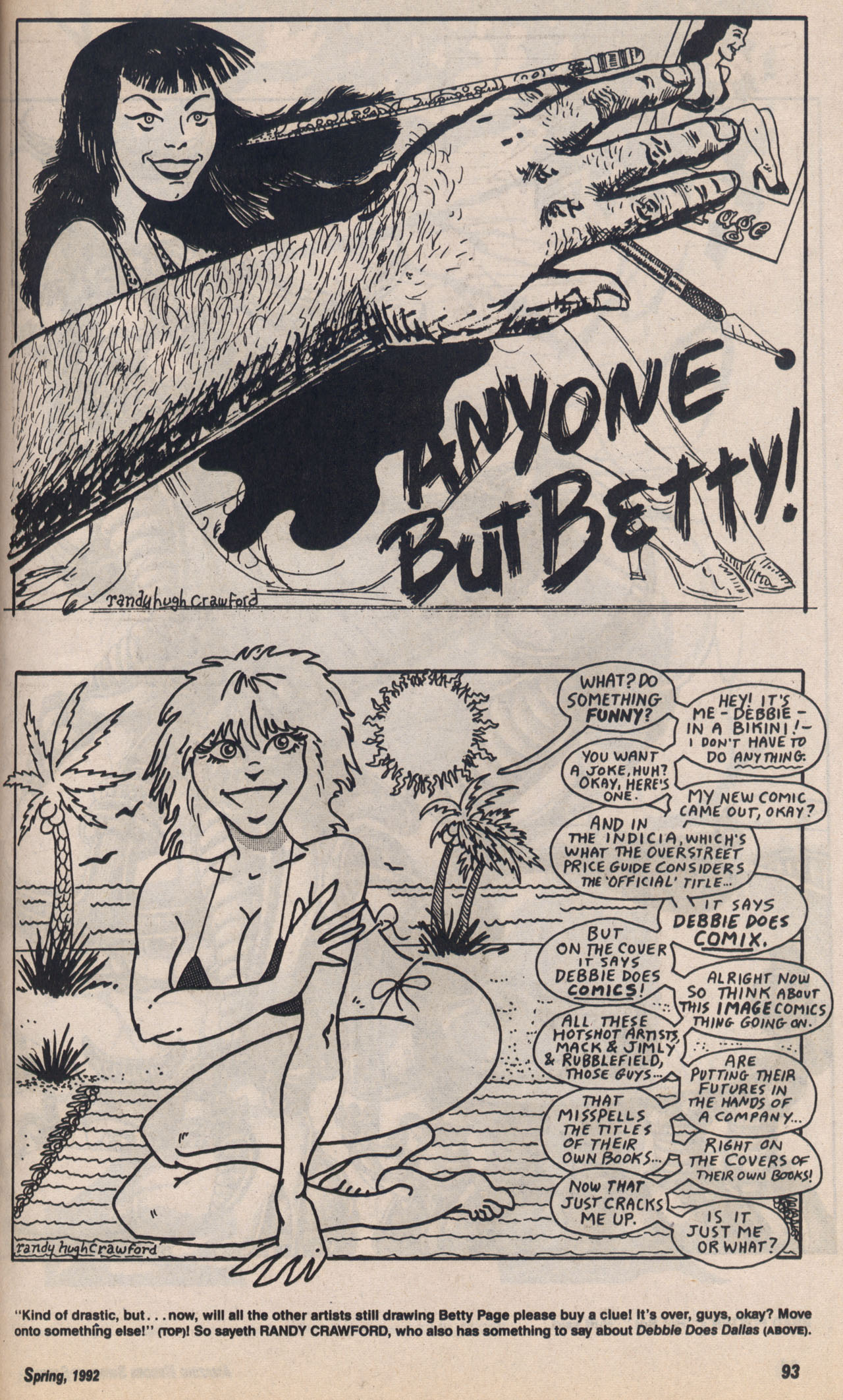 Read online Amazing Heroes Swimsuit Special comic -  Issue # TPB 3 - 92