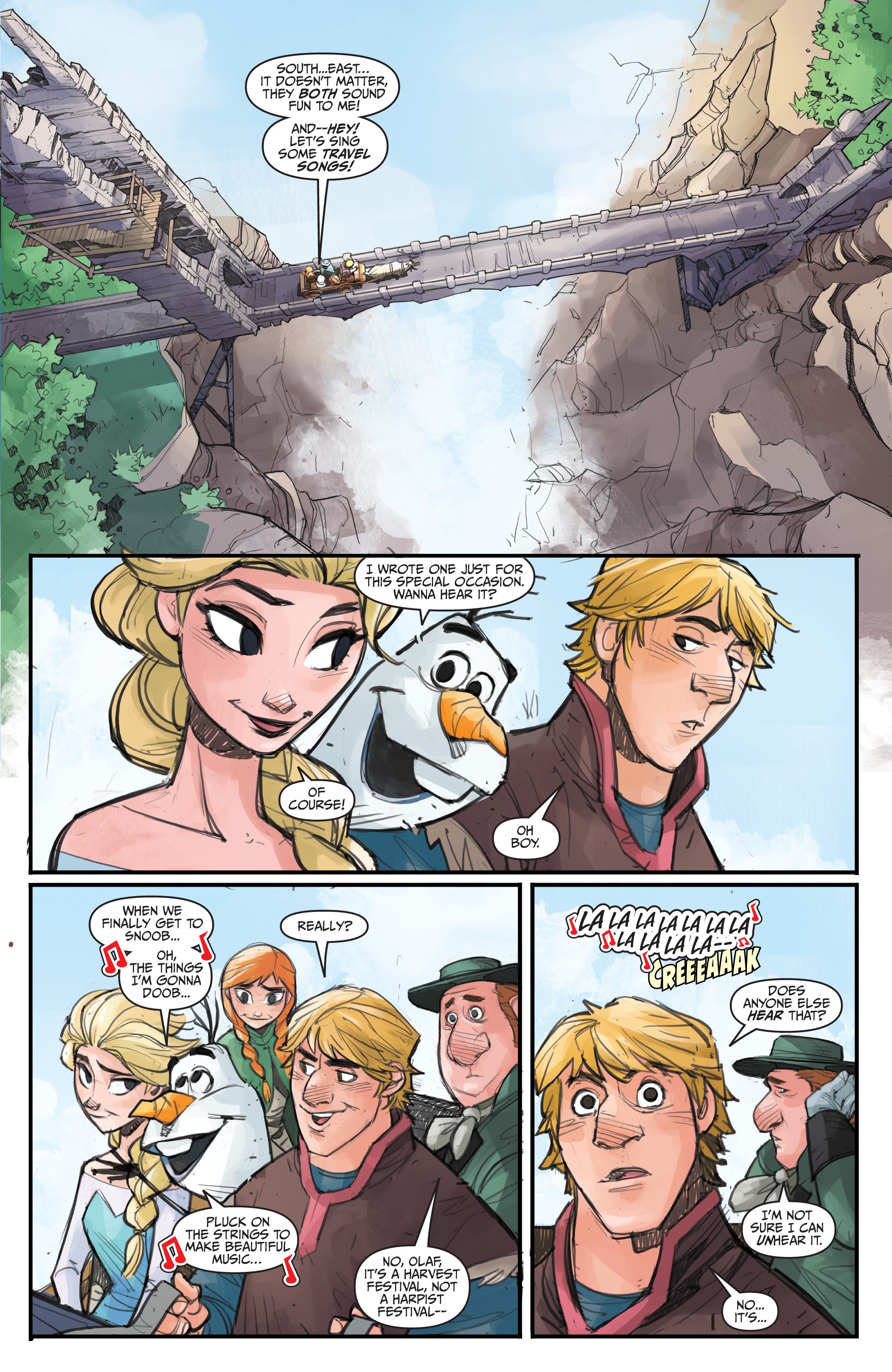 Read online Disney Frozen: Reunion Road comic -  Issue #1 - 14