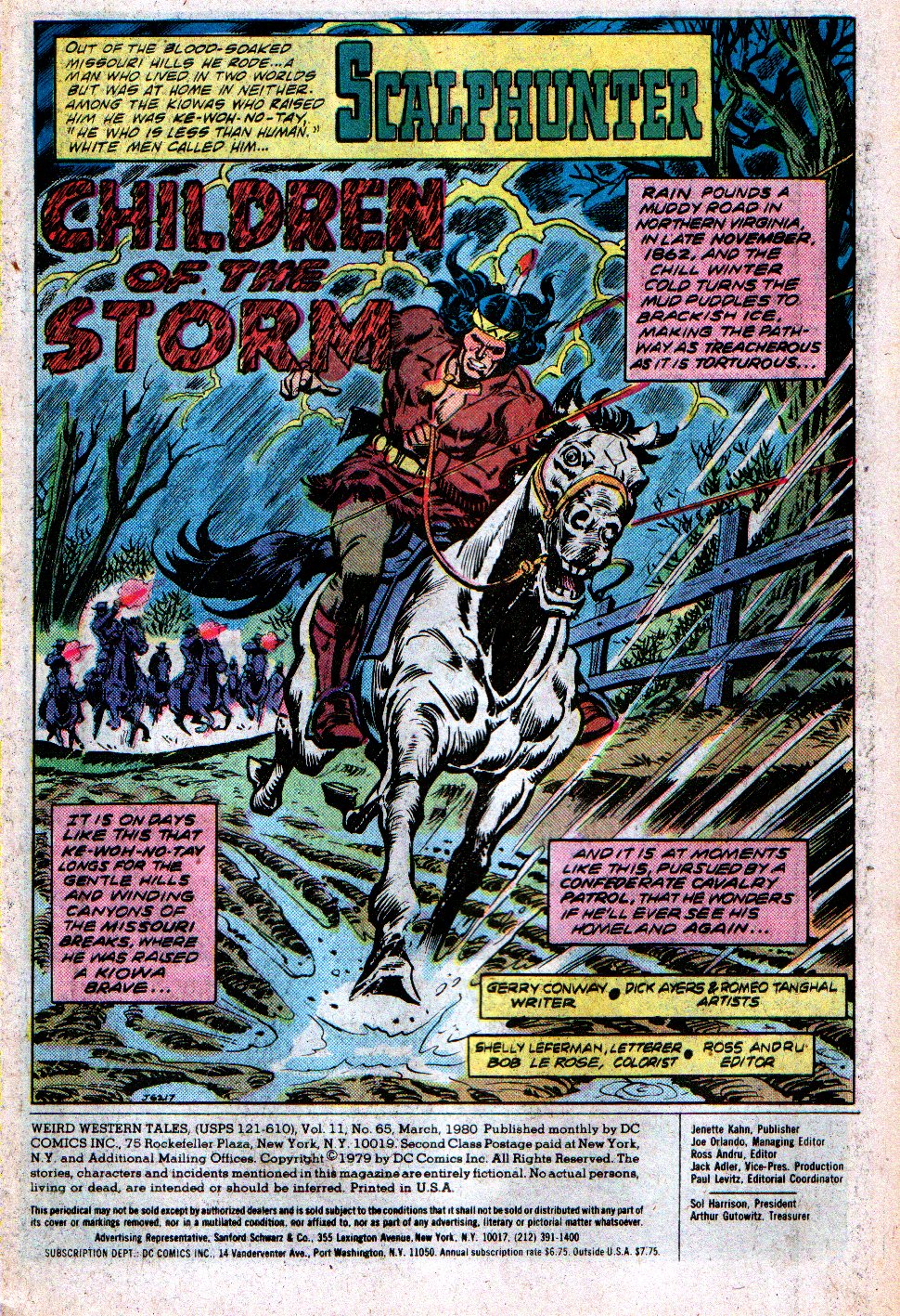Read online Weird Western Tales (1972) comic -  Issue #65 - 2