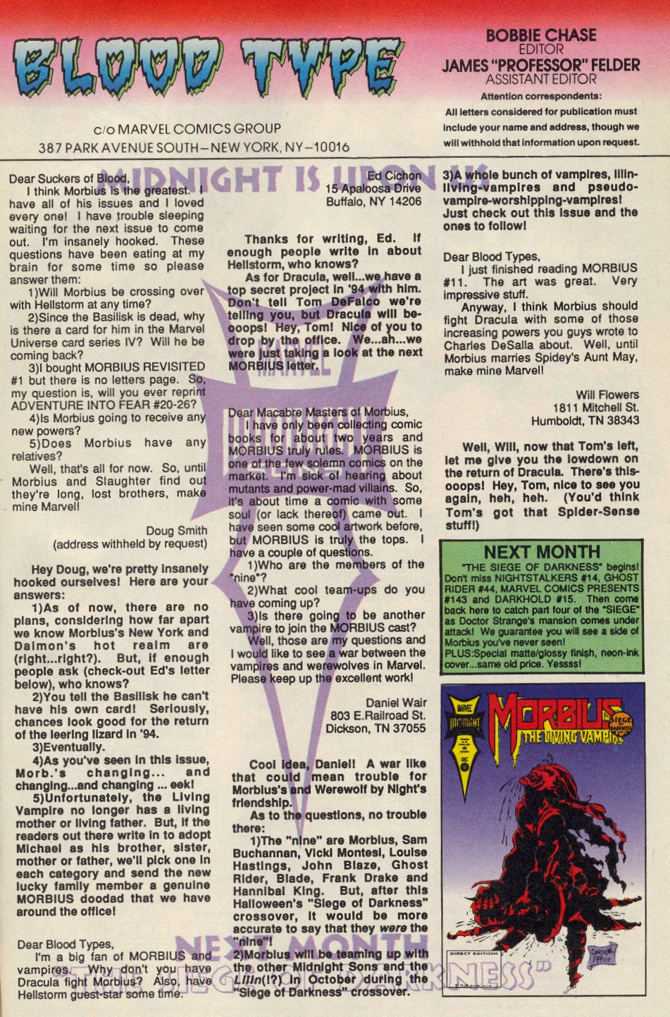 Read online Morbius: The Living Vampire (1992) comic -  Issue #15 - 25