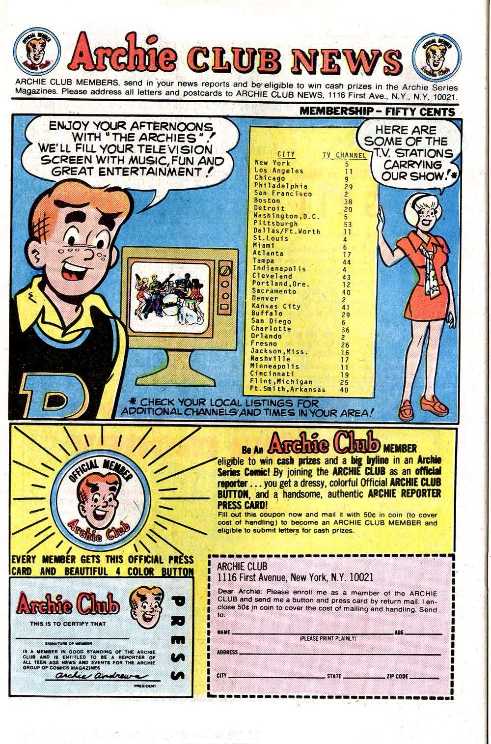 Read online Archie (1960) comic -  Issue #261 - 26