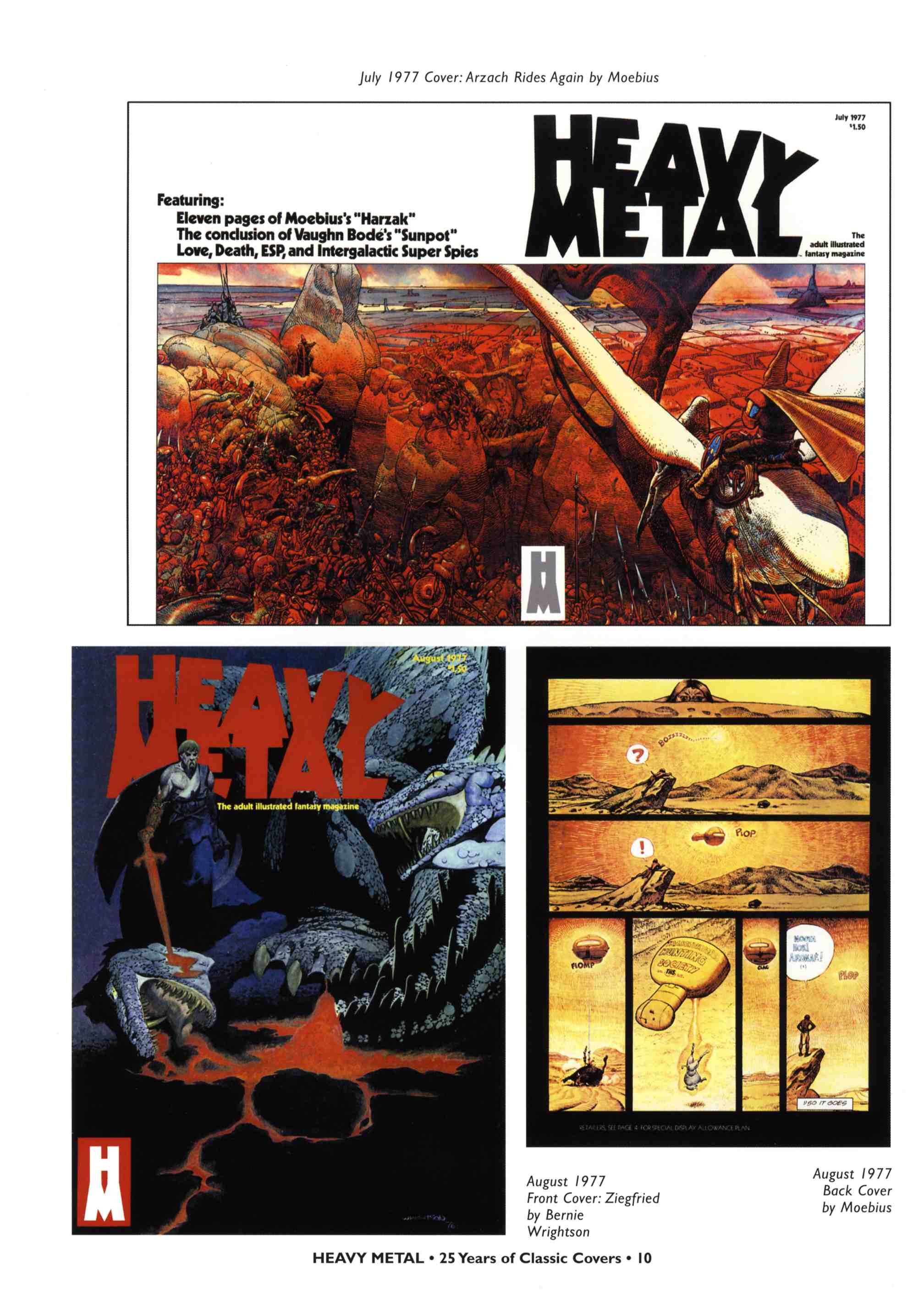 Read online Heavy Metal: 25 Years of Classic Covers comic -  Issue # TPB - 16