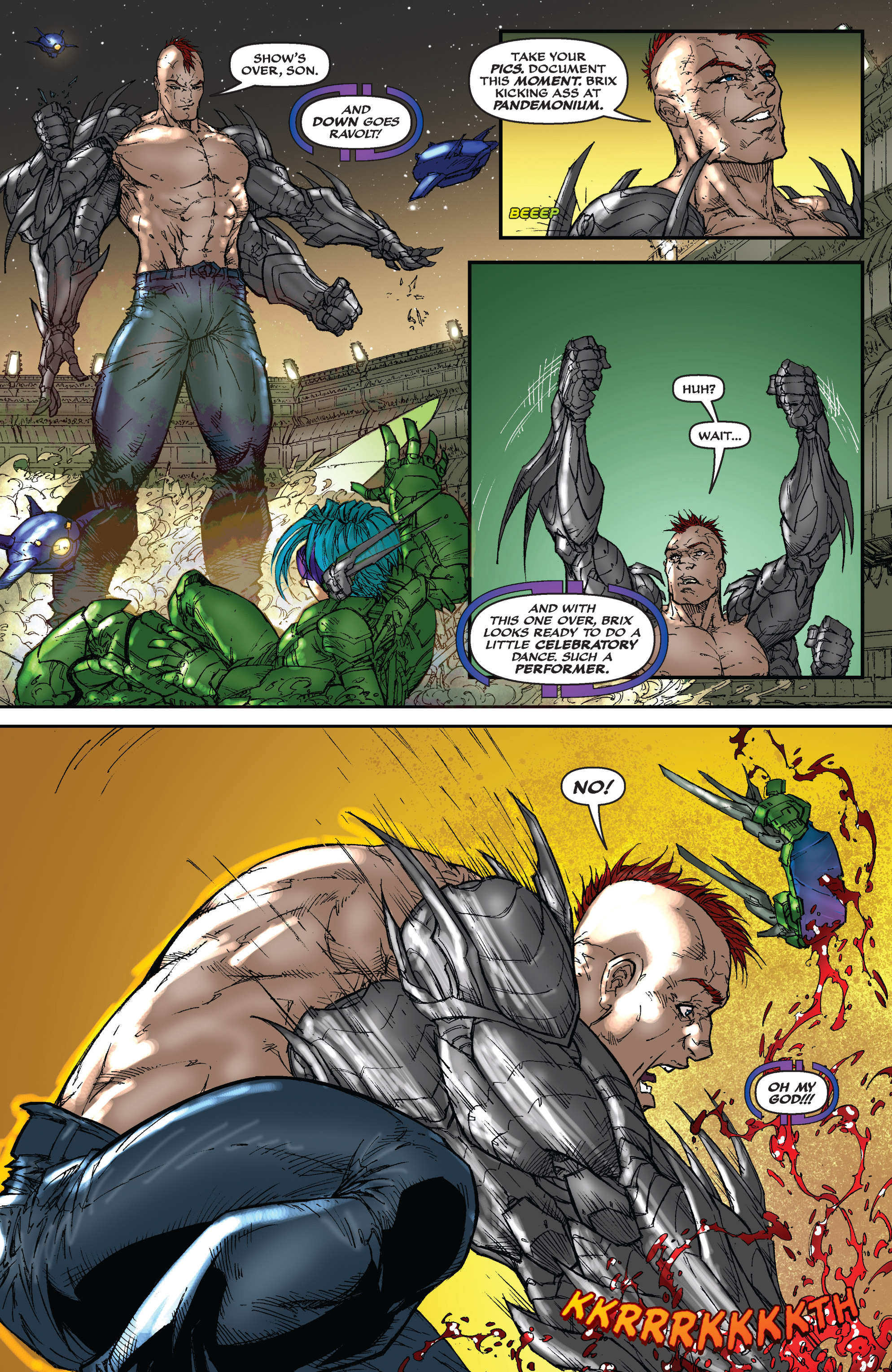 Read online Michael Turner's Soulfire (2013) comic -  Issue #4 - 12